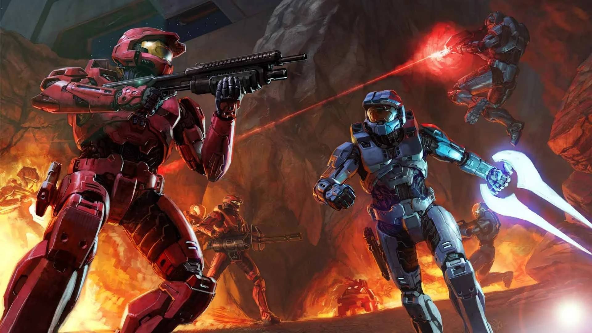 Video Game – Halo 2 Space Battle Wallpaper