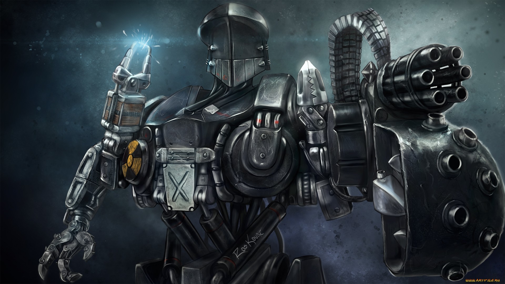 Cool Robot Wallpaper – WallpaperSafari War MachineGeek ArtHd