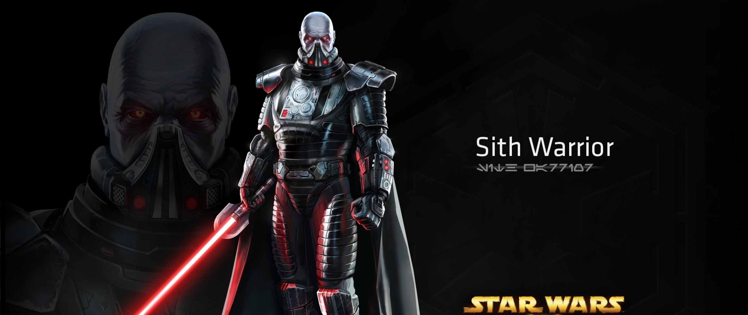 Preview wallpaper star wars the old republic, sith warrior, character,  lightsaber 2560×1080