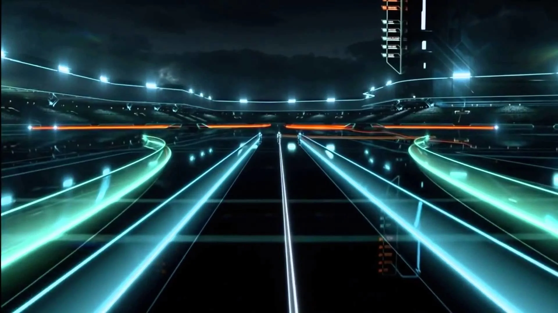 Tron Light Cycle Scene clips Background Music by Avicii Remix