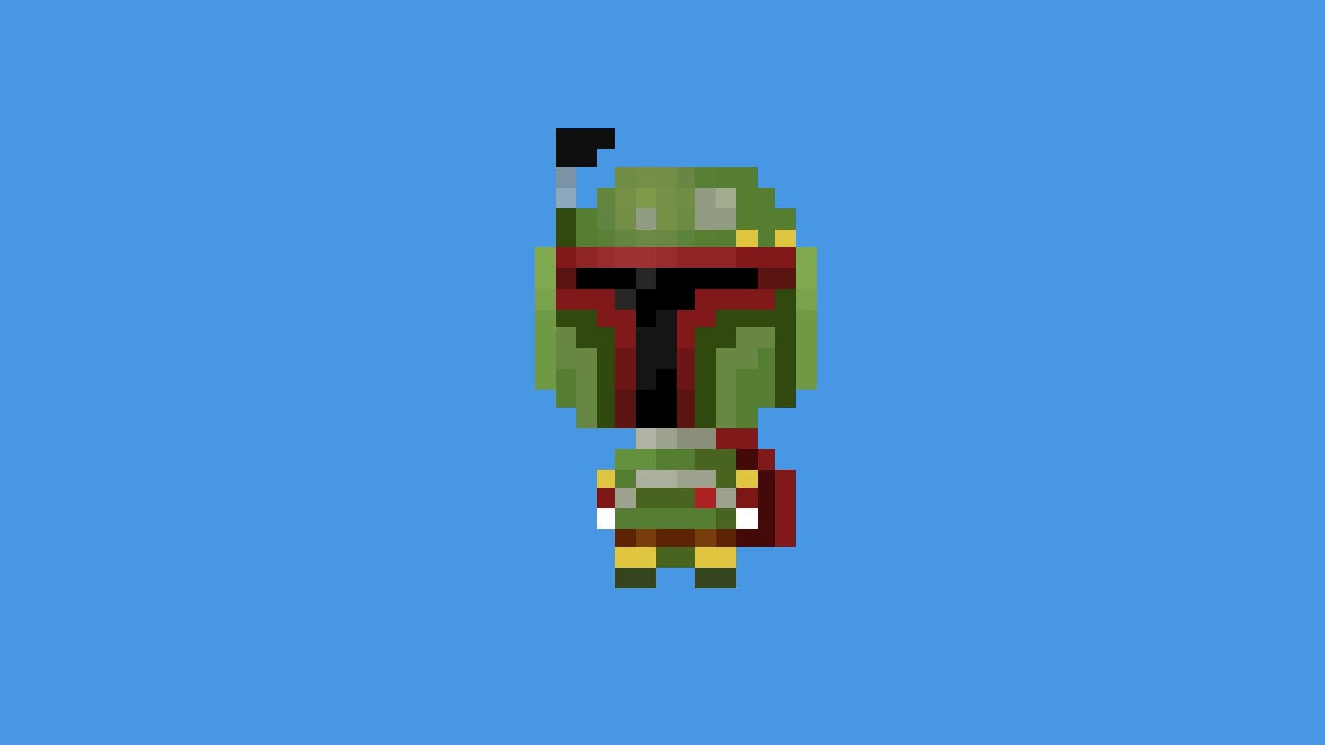 Boba Fett 8 bit Wallpaper