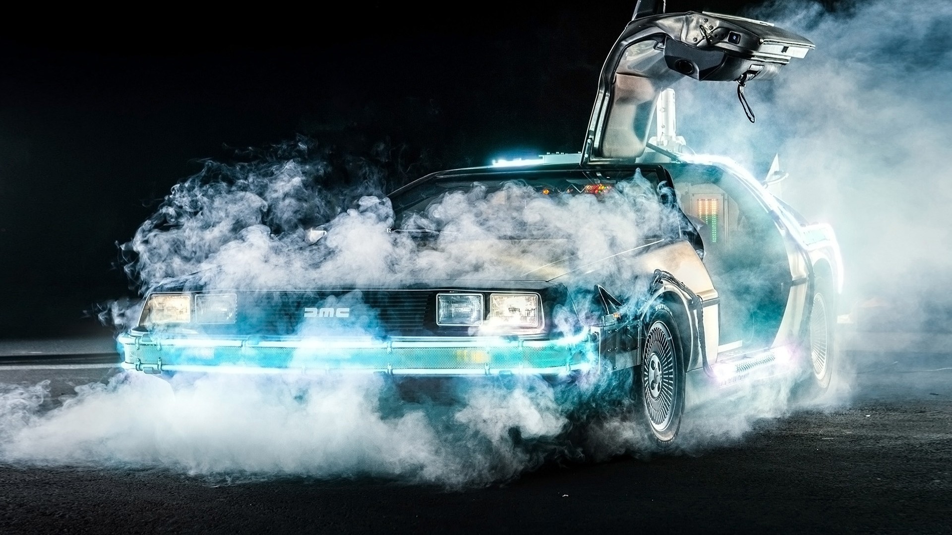 Back To The Future, DeLorean, Time Travel, Car, Movies, Smoke Wallpapers HD  / Desktop and Mobile Backgrounds