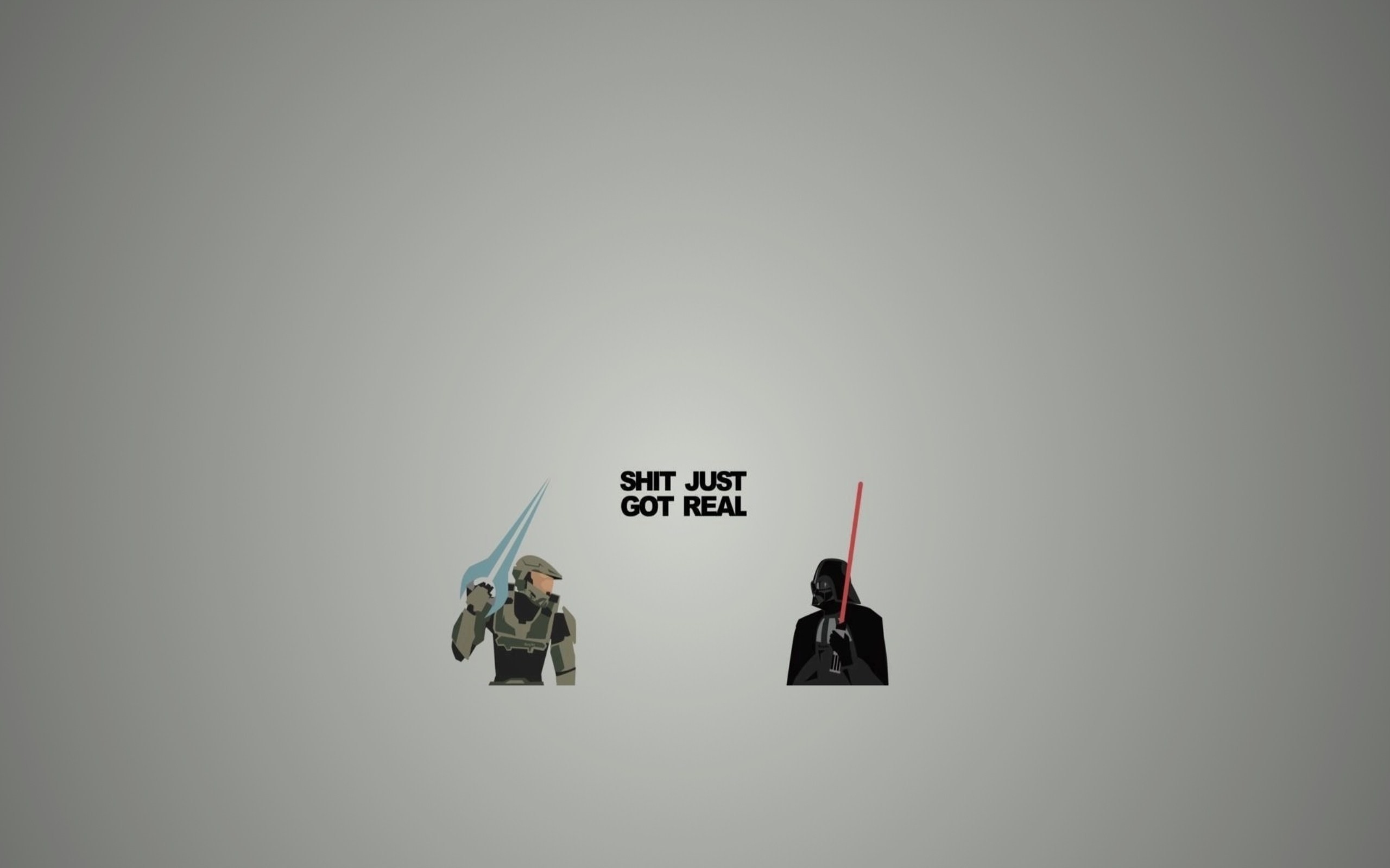 Halo, Star Wars, Master Chief, Darth Vader, Artwork, Humor Wallpapers HD / Desktop and Mobile Backgrounds