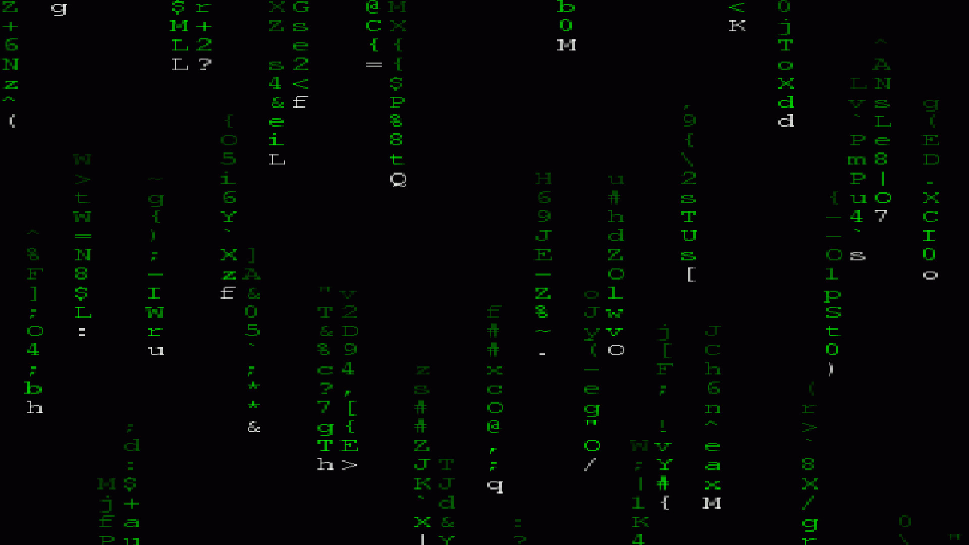 Matrix-Code-Animation Handy Logo, Kostenlos …Green Space Invaders  Wallpaper
