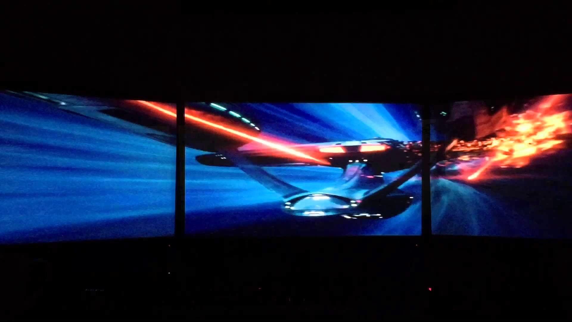 Star trek movie clips eyefinity surround triple monitors