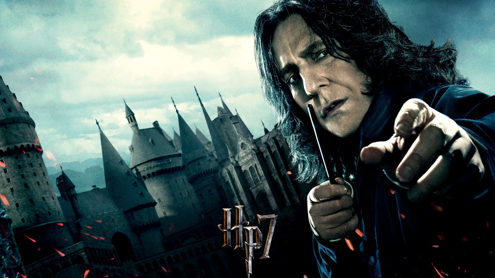 Preview wallpaper harry potter and the deathly hallows, severus snape, alan rickman 1920×1080