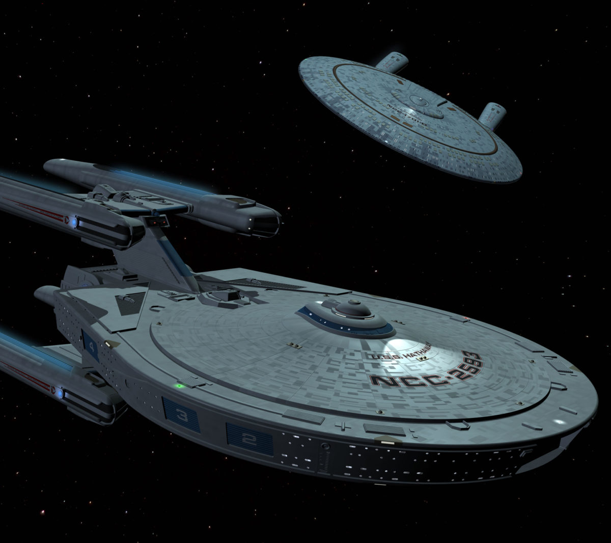 USS Hathaway in Star Trek Wallpaper