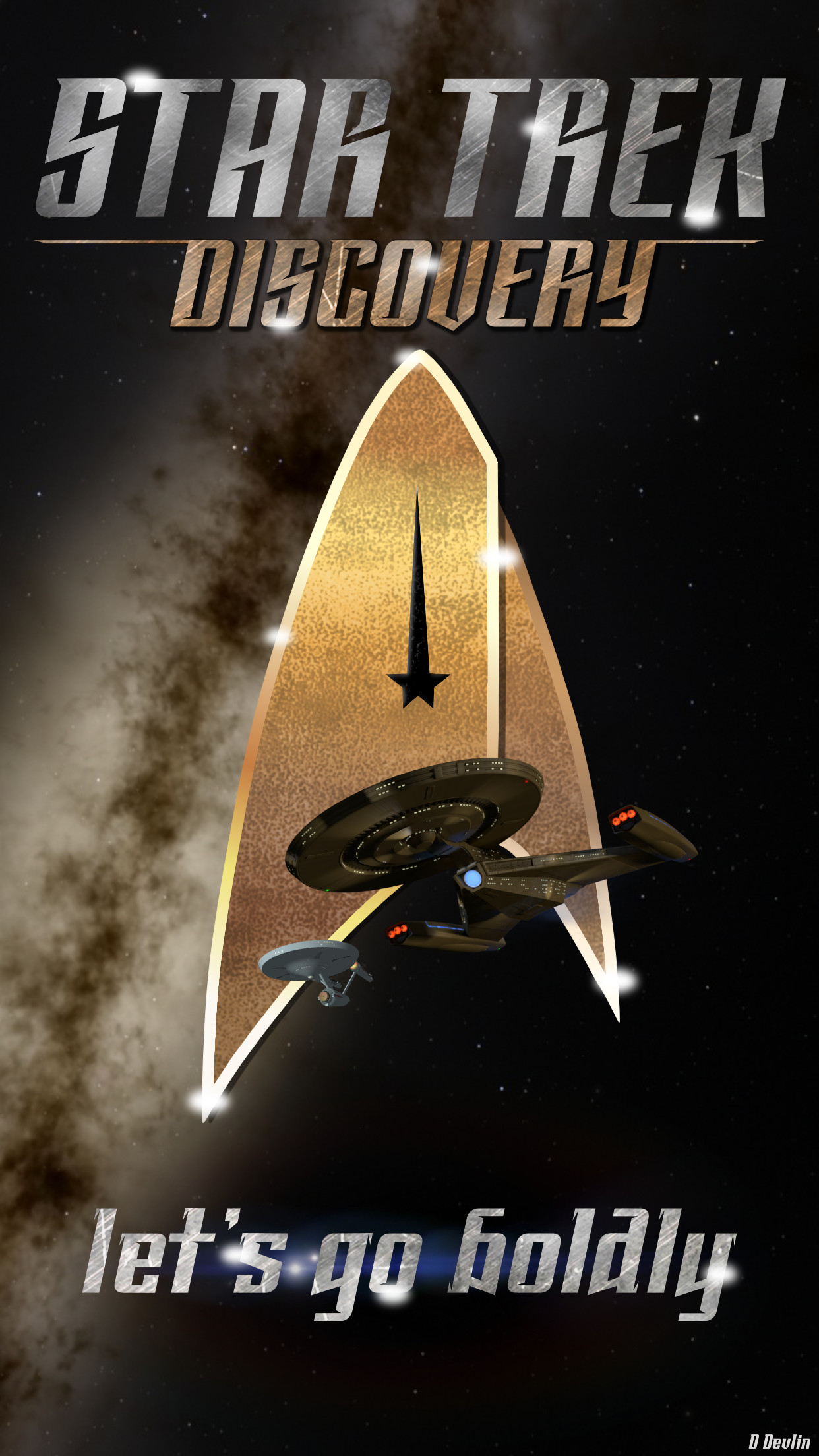 Star Trek Discovery Phone Wallpaper