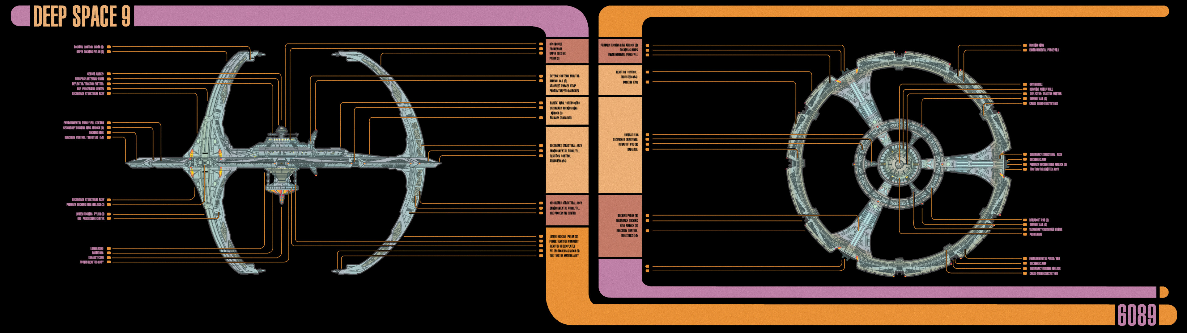 Star Trek DS9 MSD dual screen wallpaper