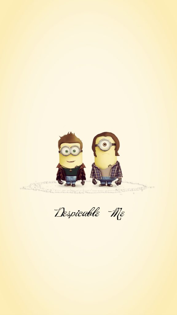 Funny Supernatural Minions Sam And Dean Iphone 6 Plus Wallpaper Hd For