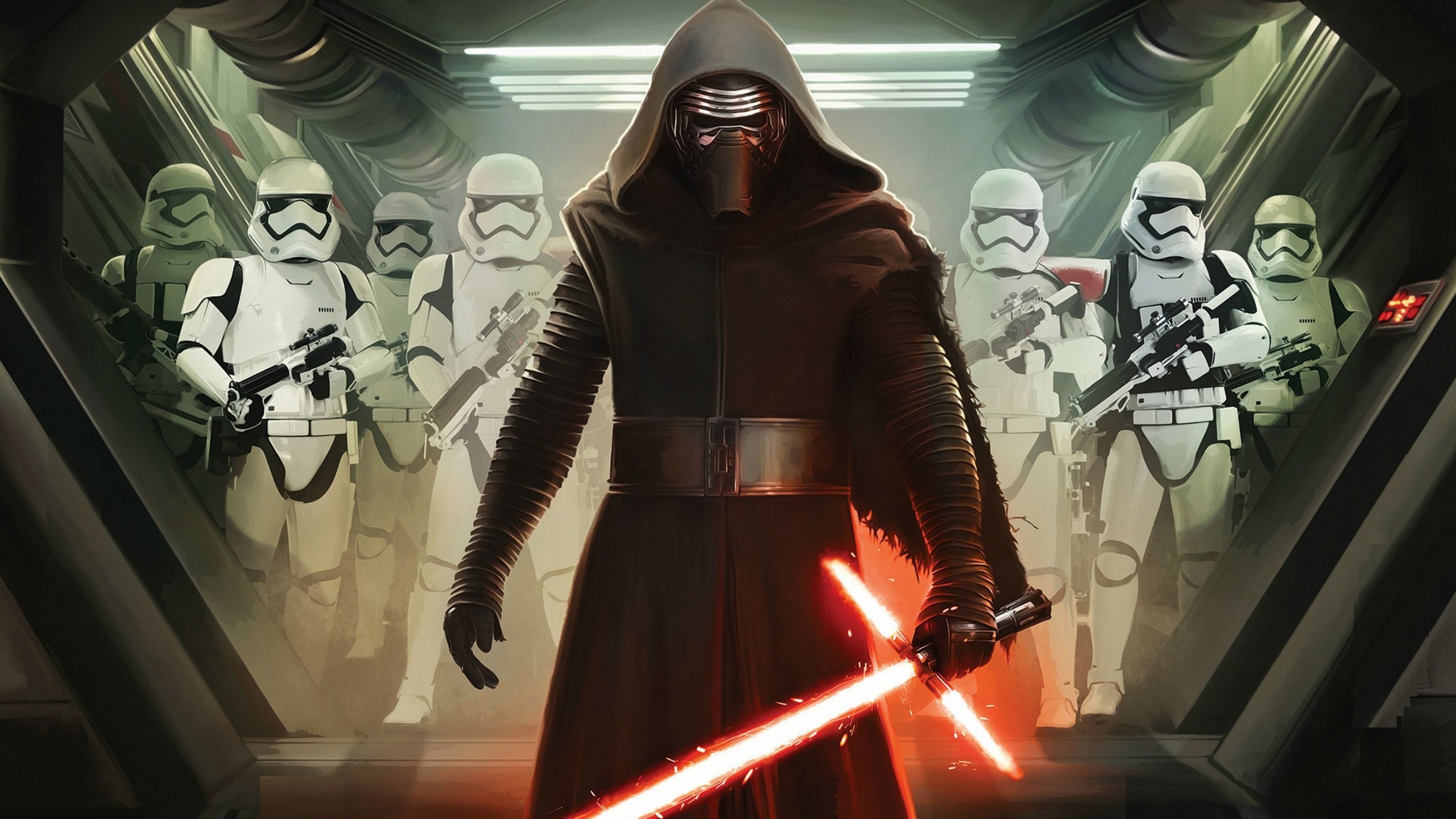 Episode VII The Force Awakens, Kylo Ren, Stormtrooper Wallpapers HD