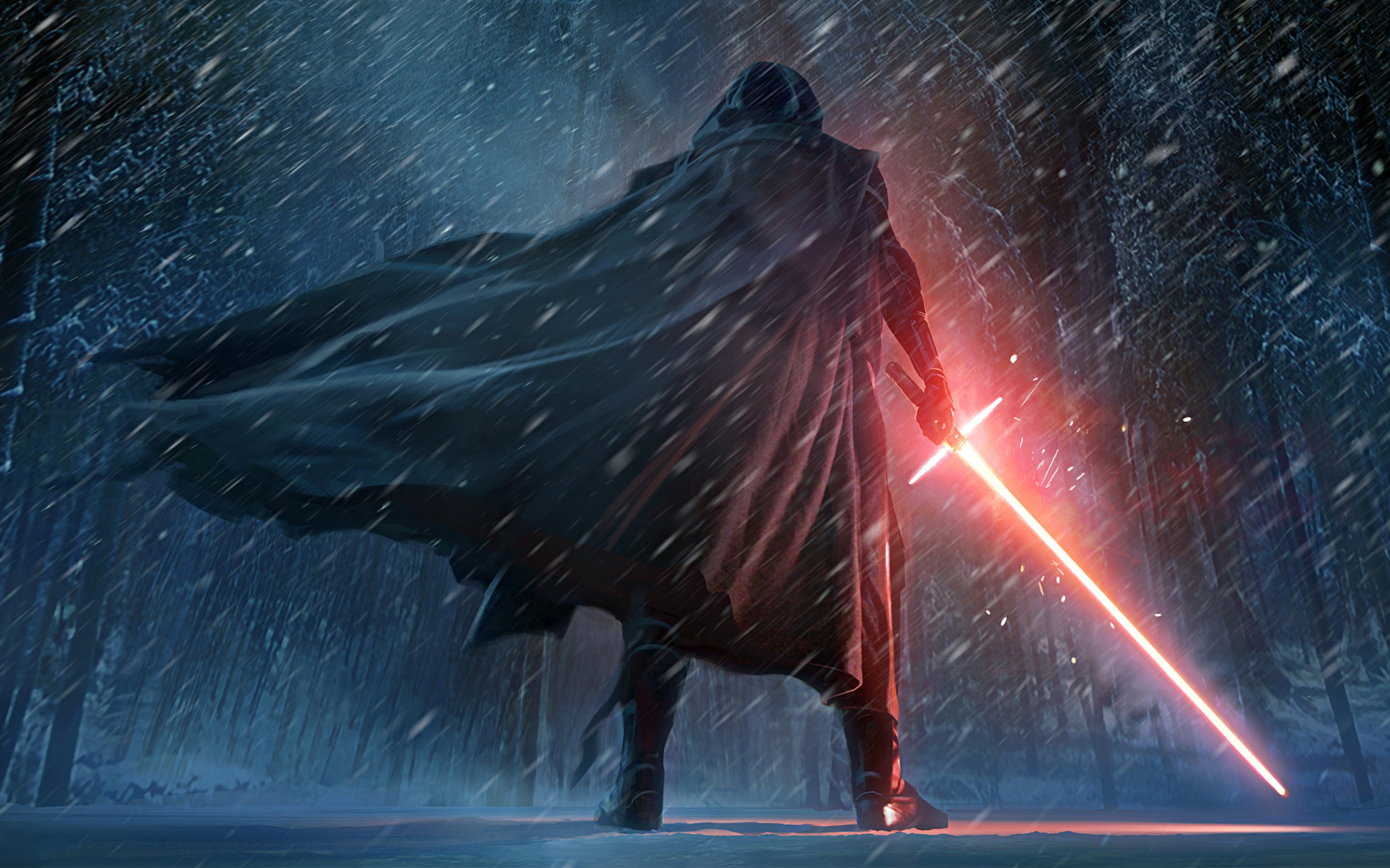 Kylo Ren Star Wars The Force Awakens Artwork