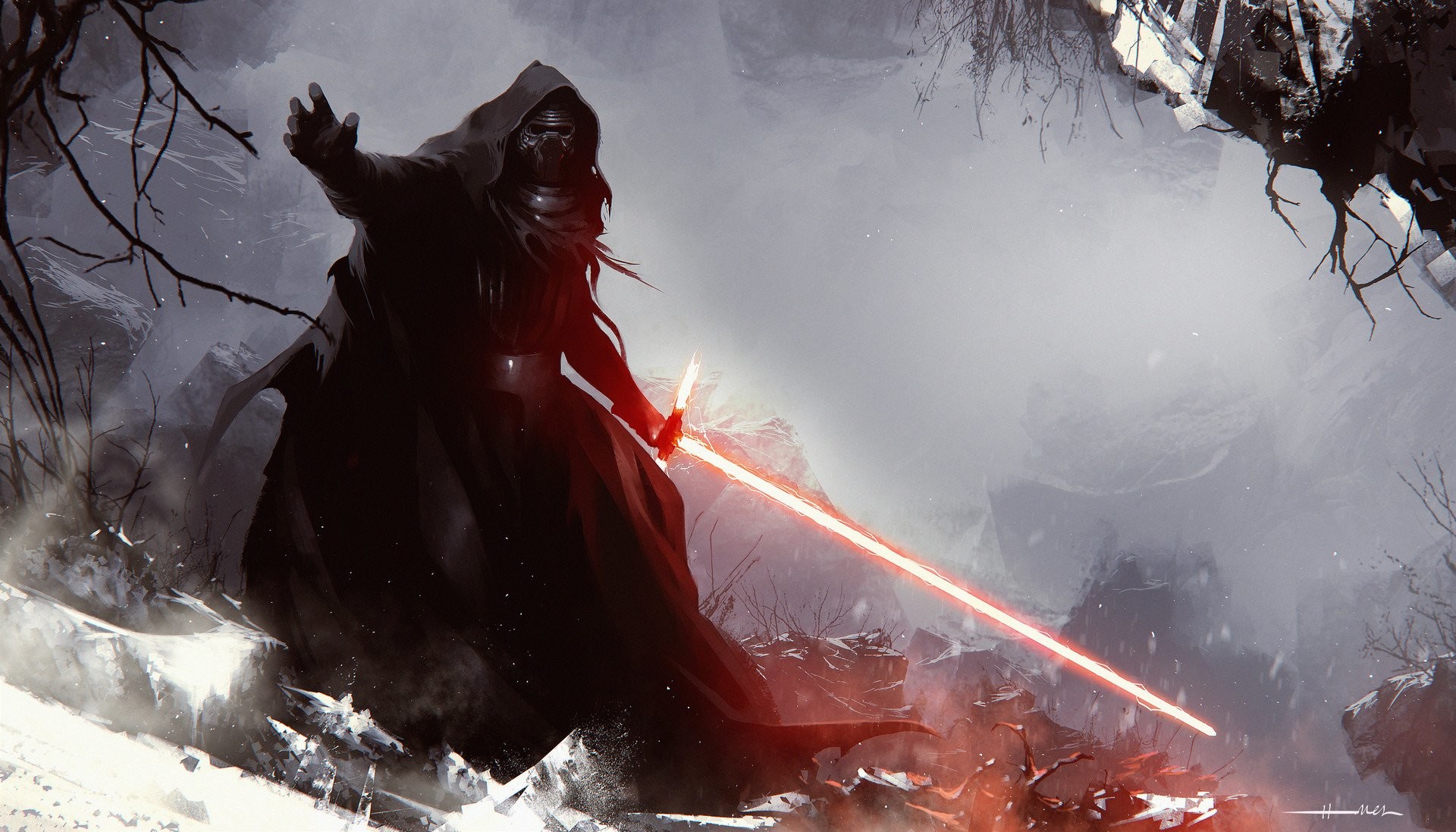 Movie – Star Wars Episode VII: The Force Awakens Kylo Ren Lightsaber Star  Wars Wallpaper