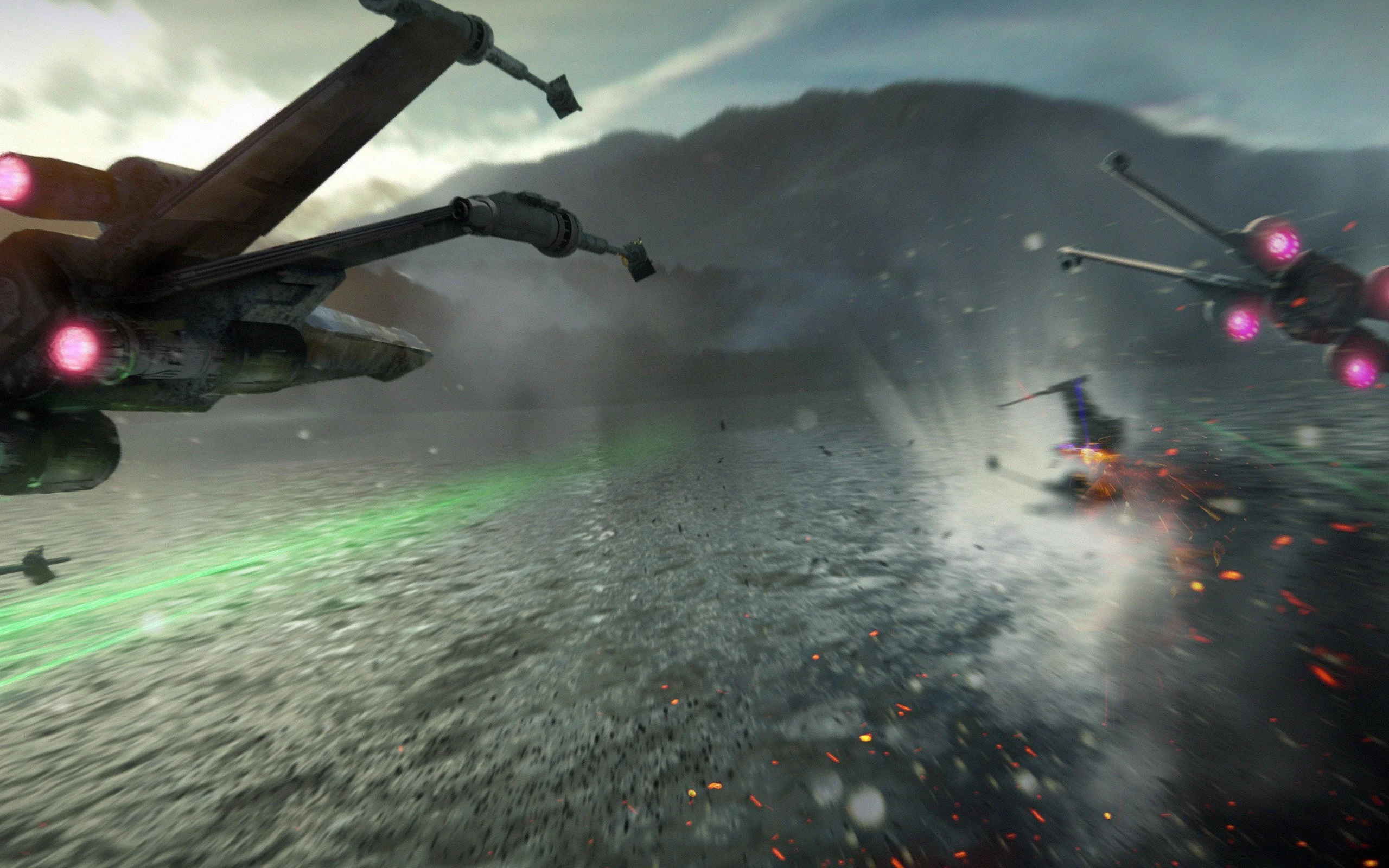 Star Wars The Force Awakens X Wing Fighter 1 HD Free Wallpaper .
