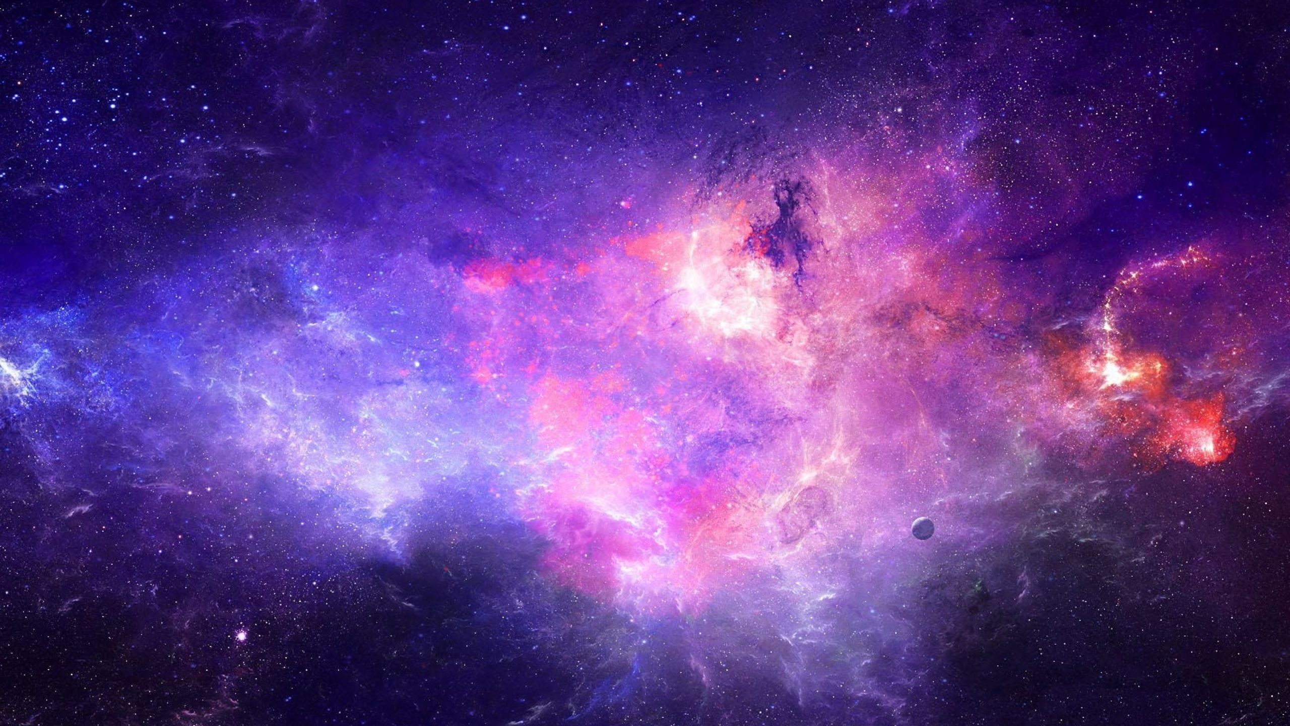 Galaxy Background 2560 X 1440