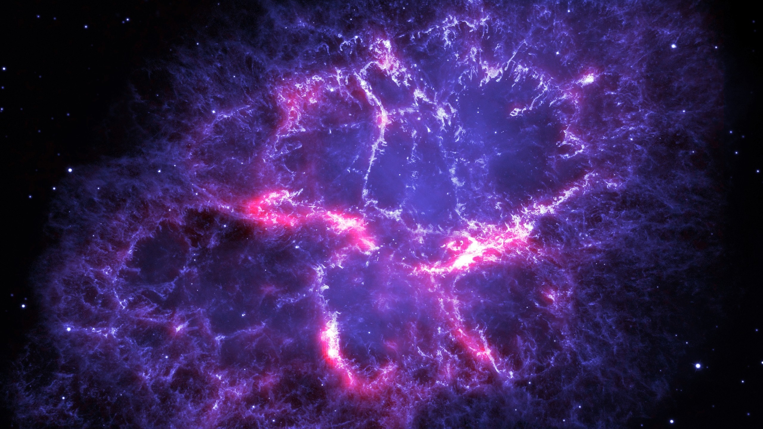Galaxy Dark Purple Star Wallpaper