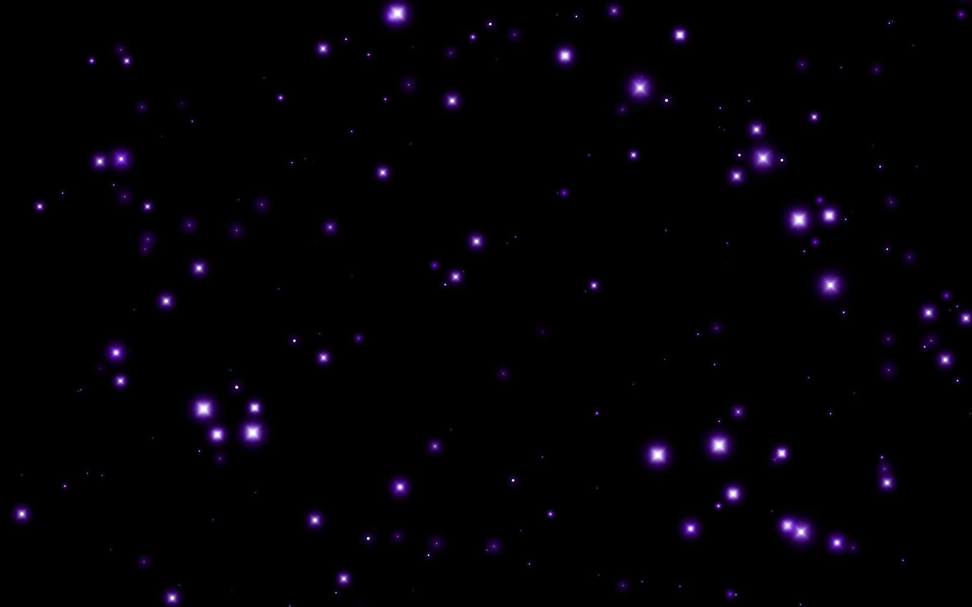 space star star lights flicker black background