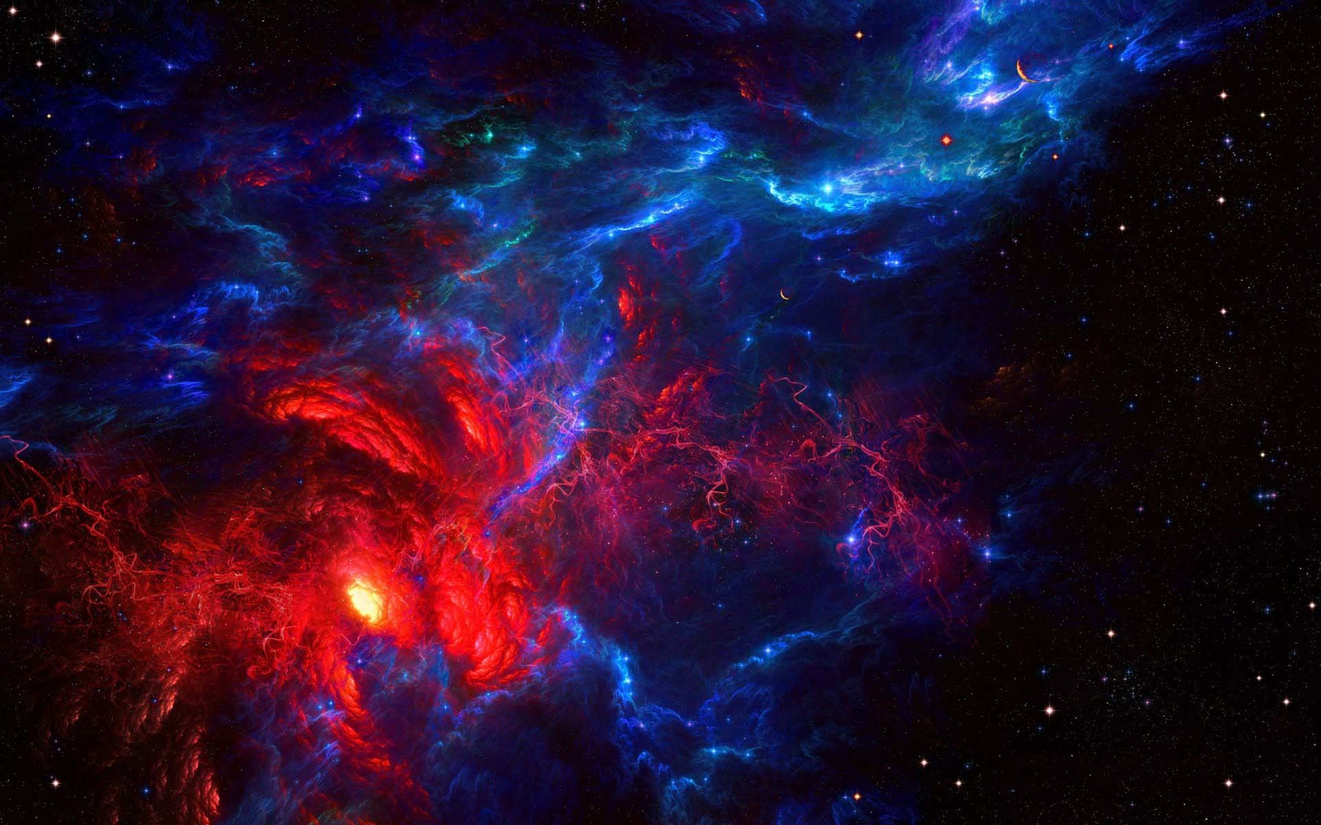 Space wallpaper blue space 1024×640