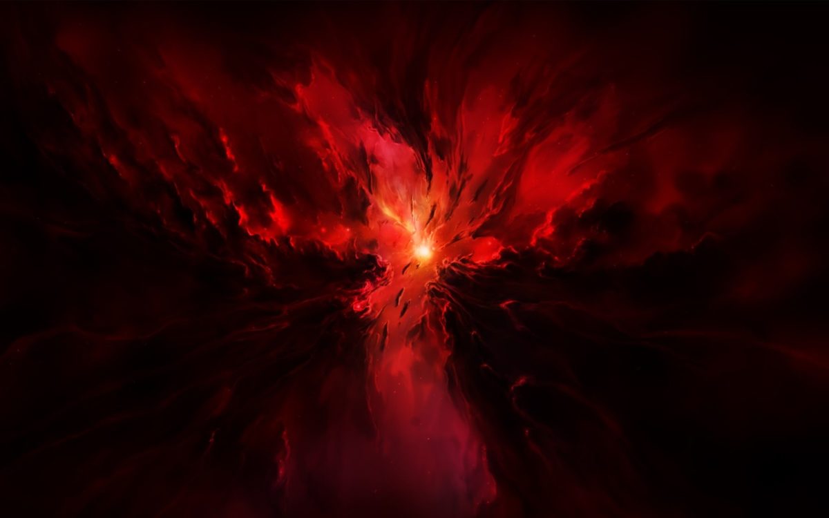 Red Stylized Space Pattern 70+ Red Space