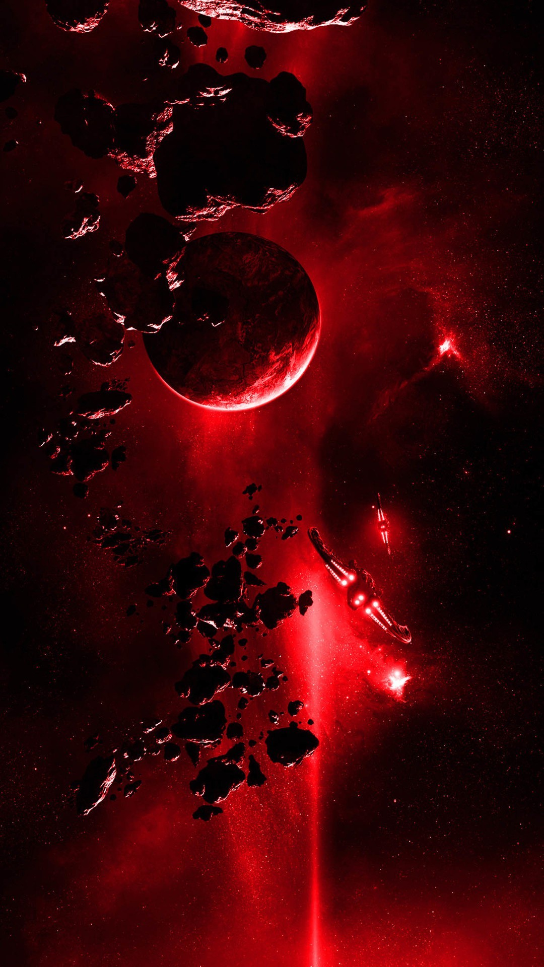 Red Light From Space iPhone 6 wallpaper