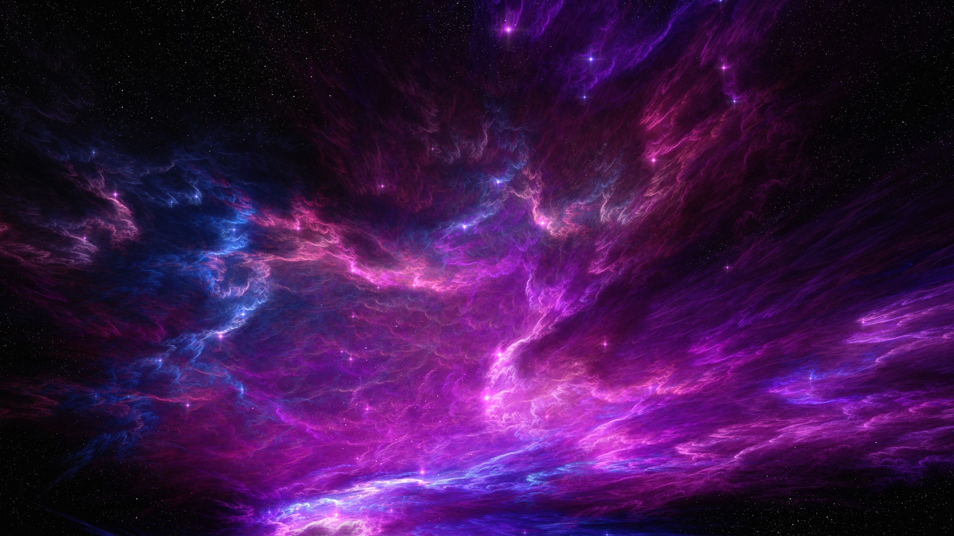 Download Wallpaper Beautiful space nebula – 1920×1080