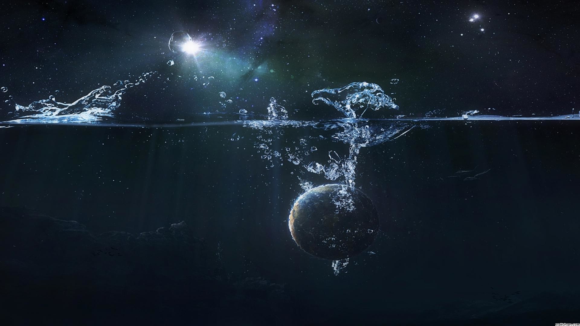 Space images water/Earth abstract space HD wallpaper and background .
