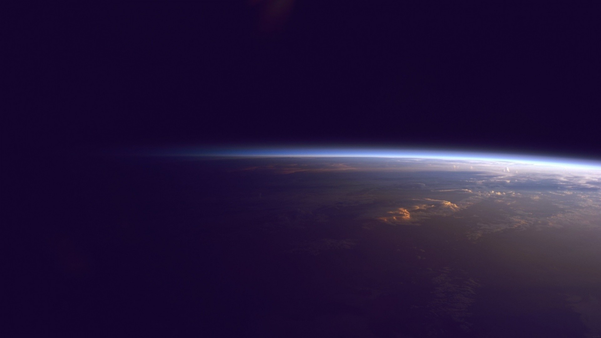 Earth Horizon from Outer Space