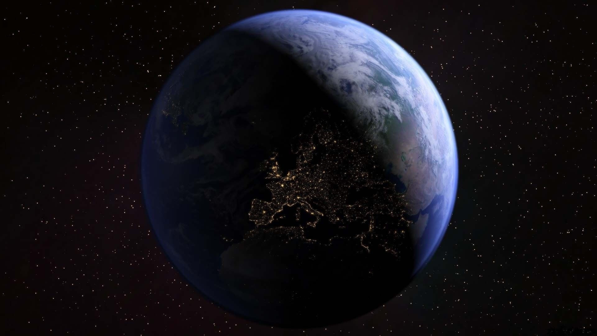 Earth From Space Wallpaper 1920×1080