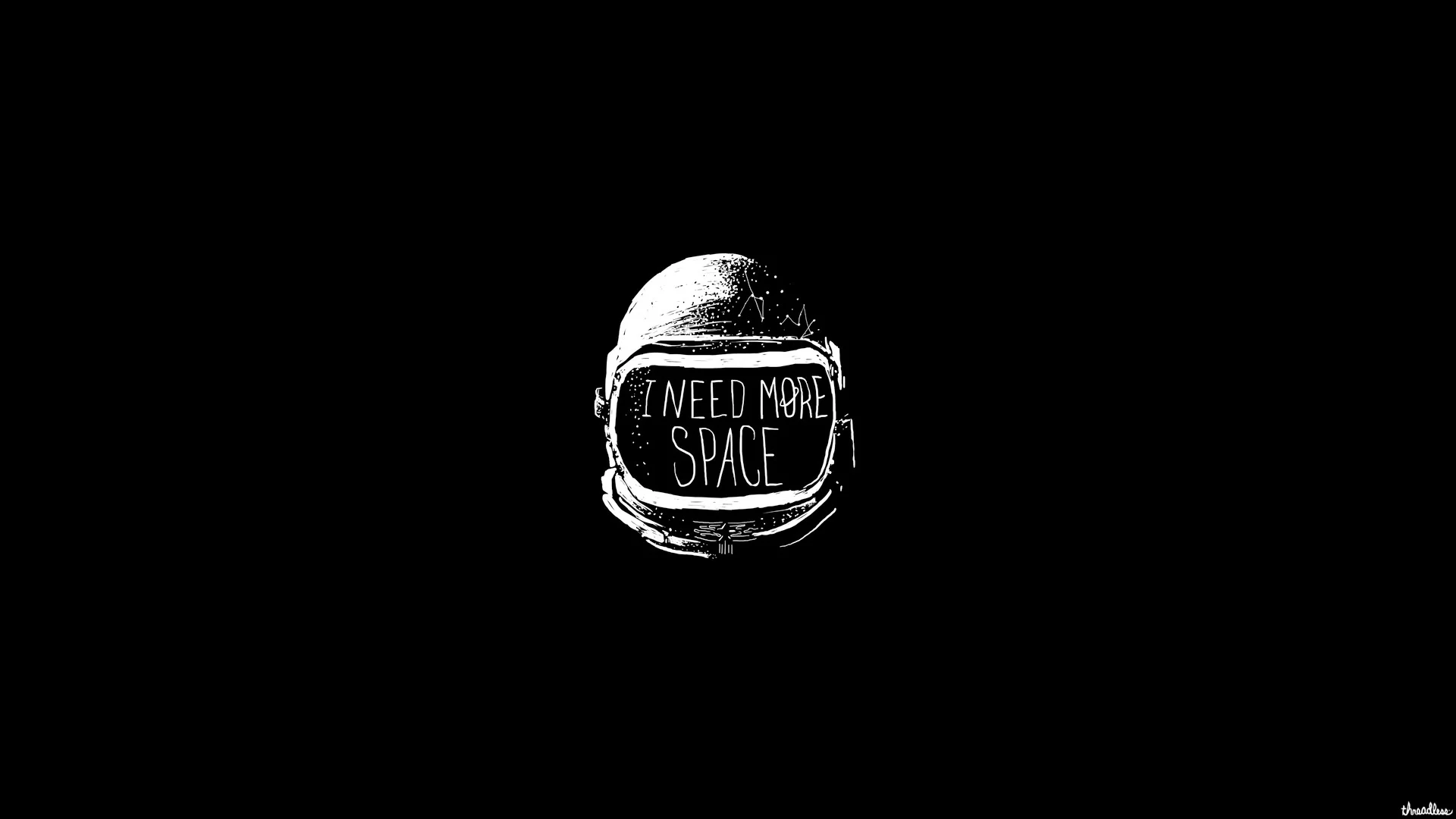 General minimalism space astronaut