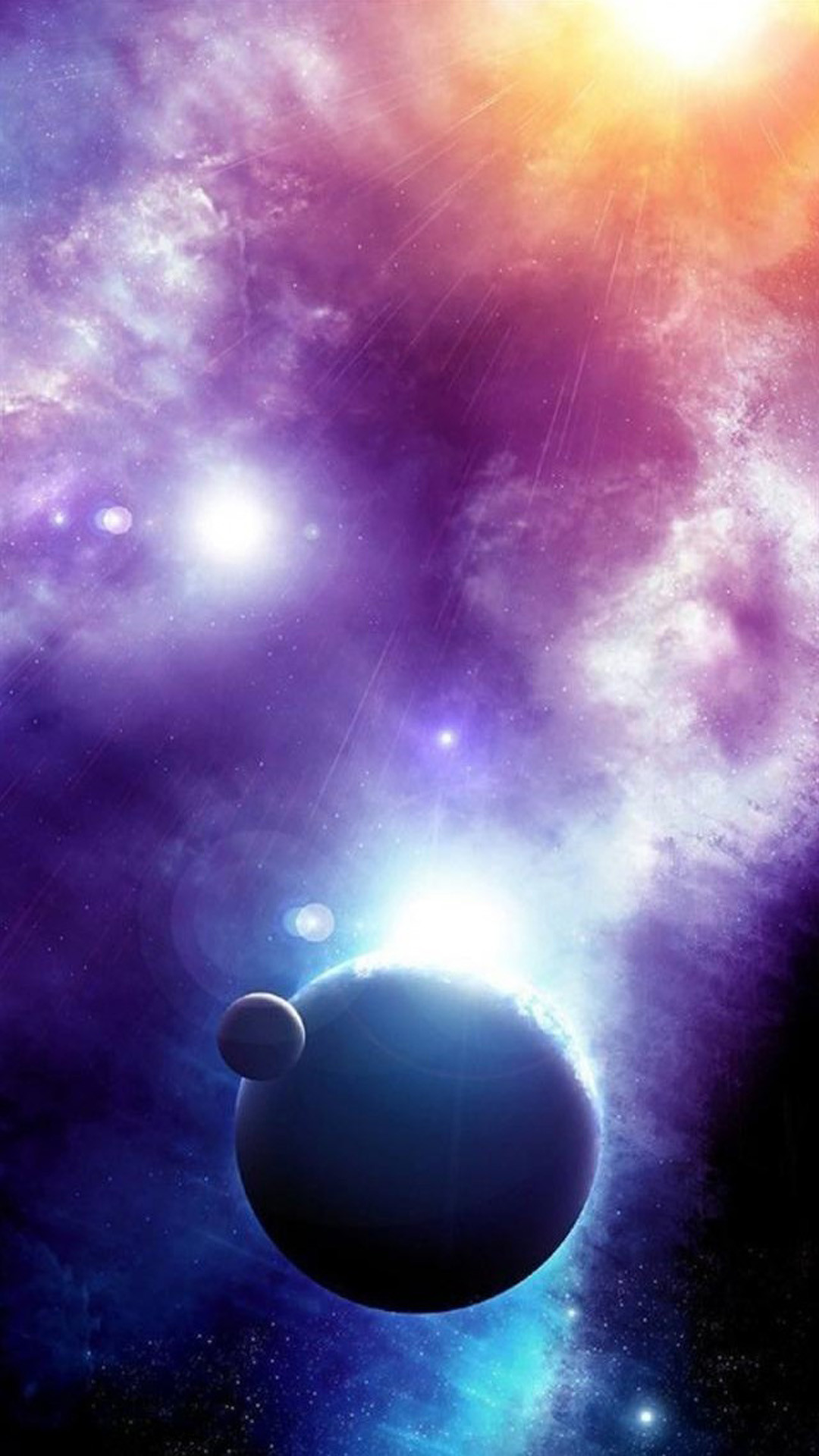 Space Shadow iPhone 8 wallpaper