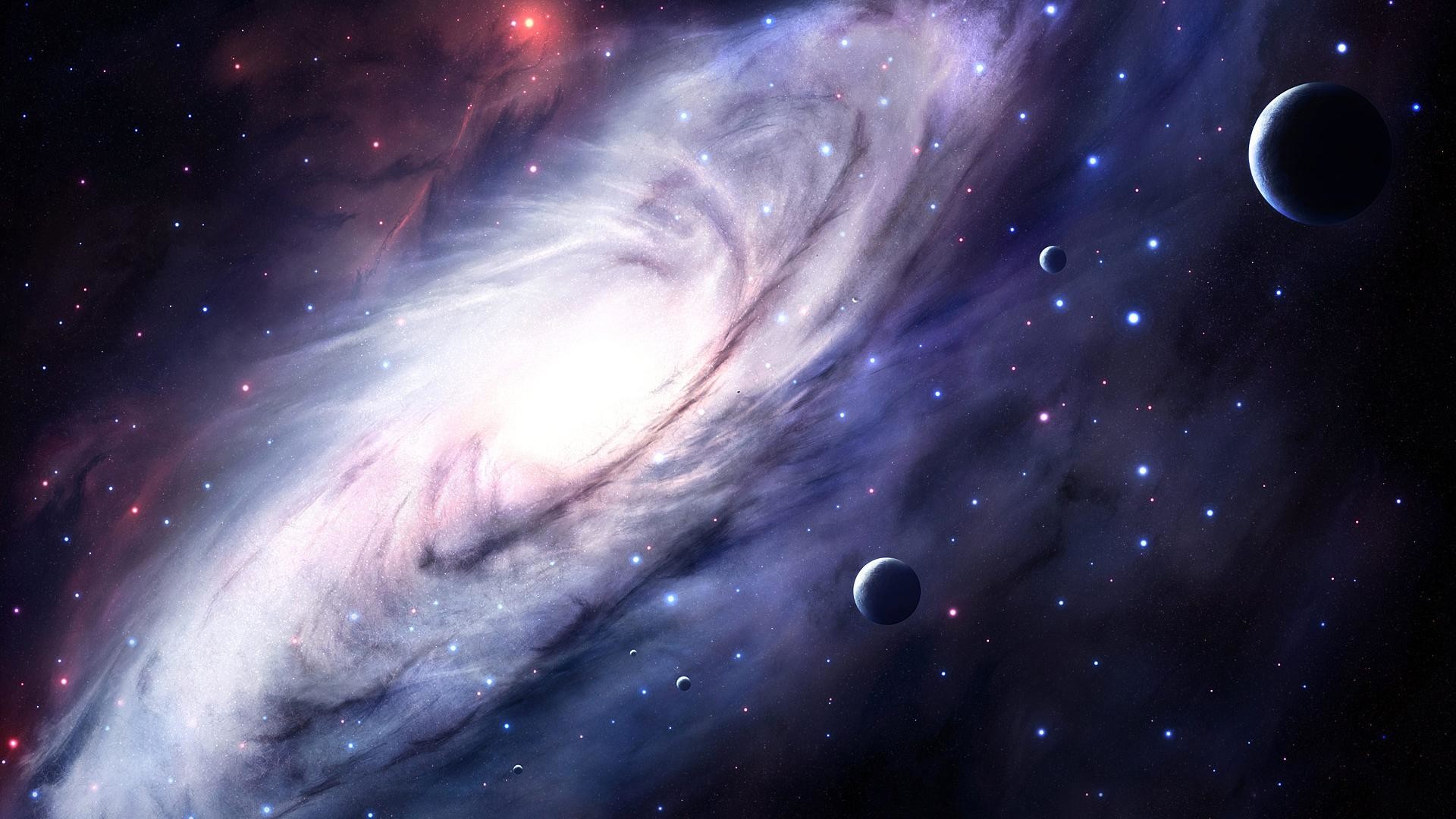 Space wallpaper Out space is a world full of mysteries and unknowns. With the help of Hubble Space Telescope, it makes it possible for man to view the