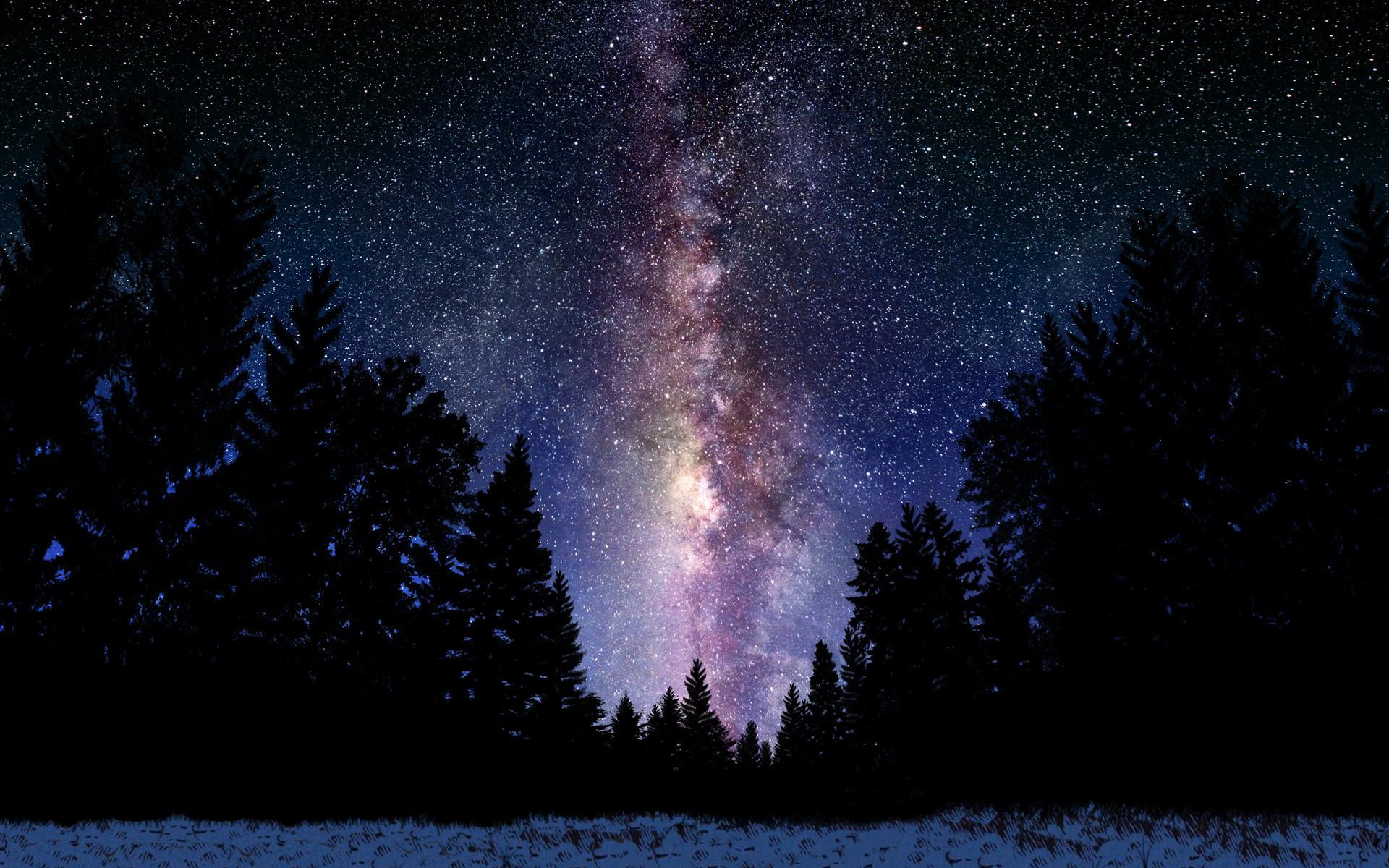 Milky Way Logo. Milky Way Galaxy From Earth Wallpaper …