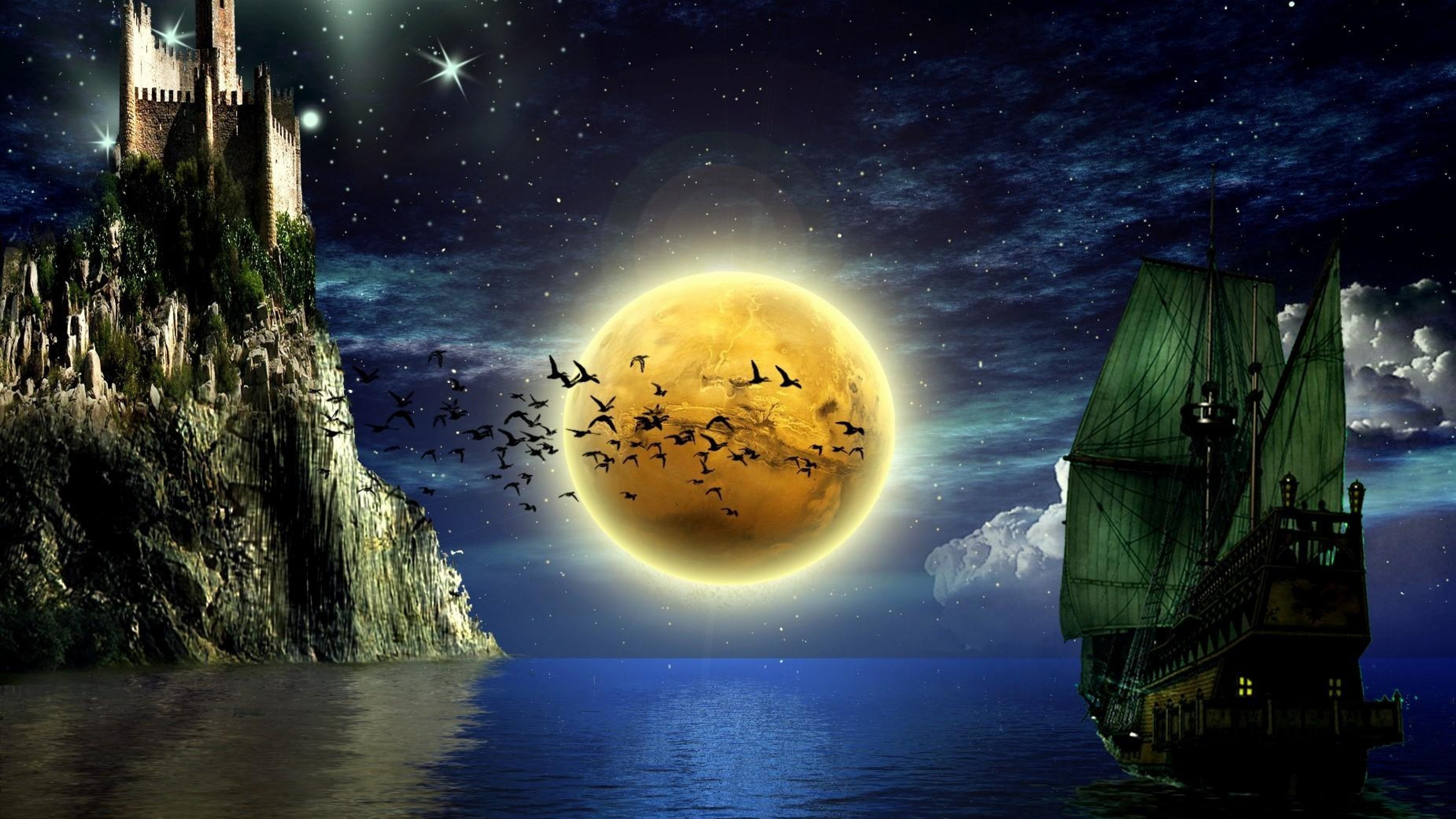 Sun Moon Desktop Wallpapers – HD Wallpapers Backgrounds of Your Choice