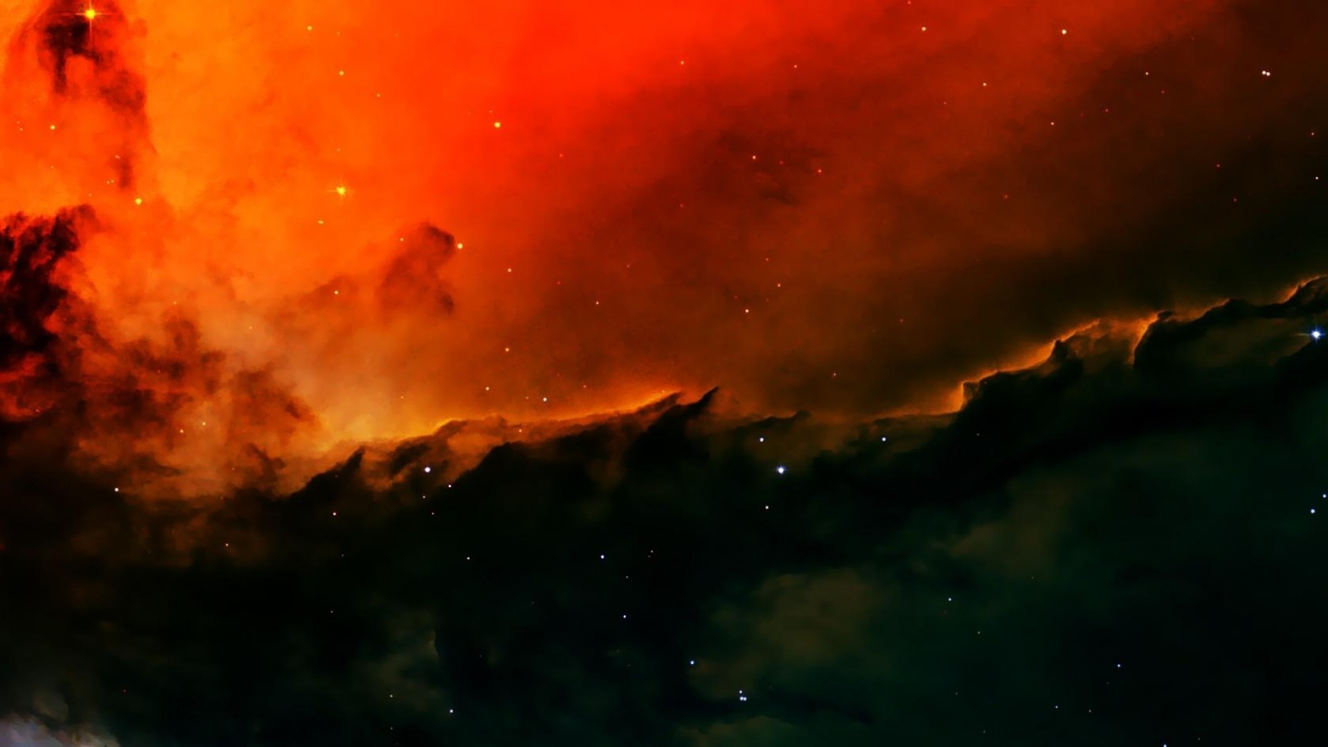 Wallpaper nebula, space, galaxy, stars