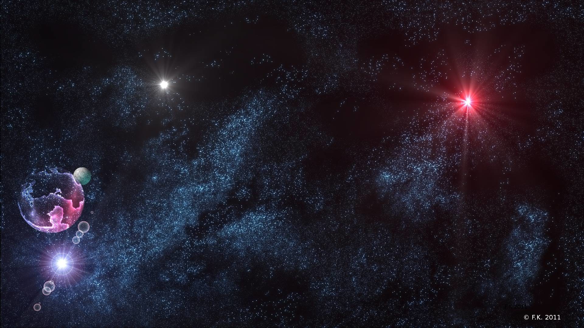Universe Space 1080p Wallpaper HD Skilal Skilal.Com