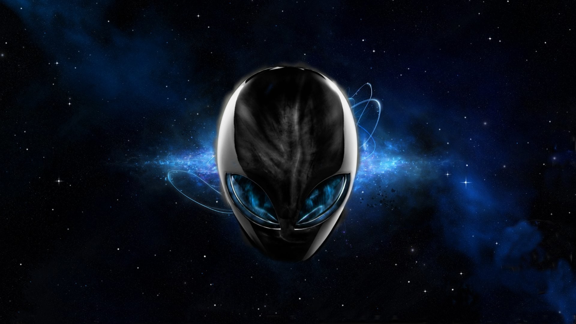 Alienware Dark Blue Space Desktop Wallpaper Uploaded by kenny