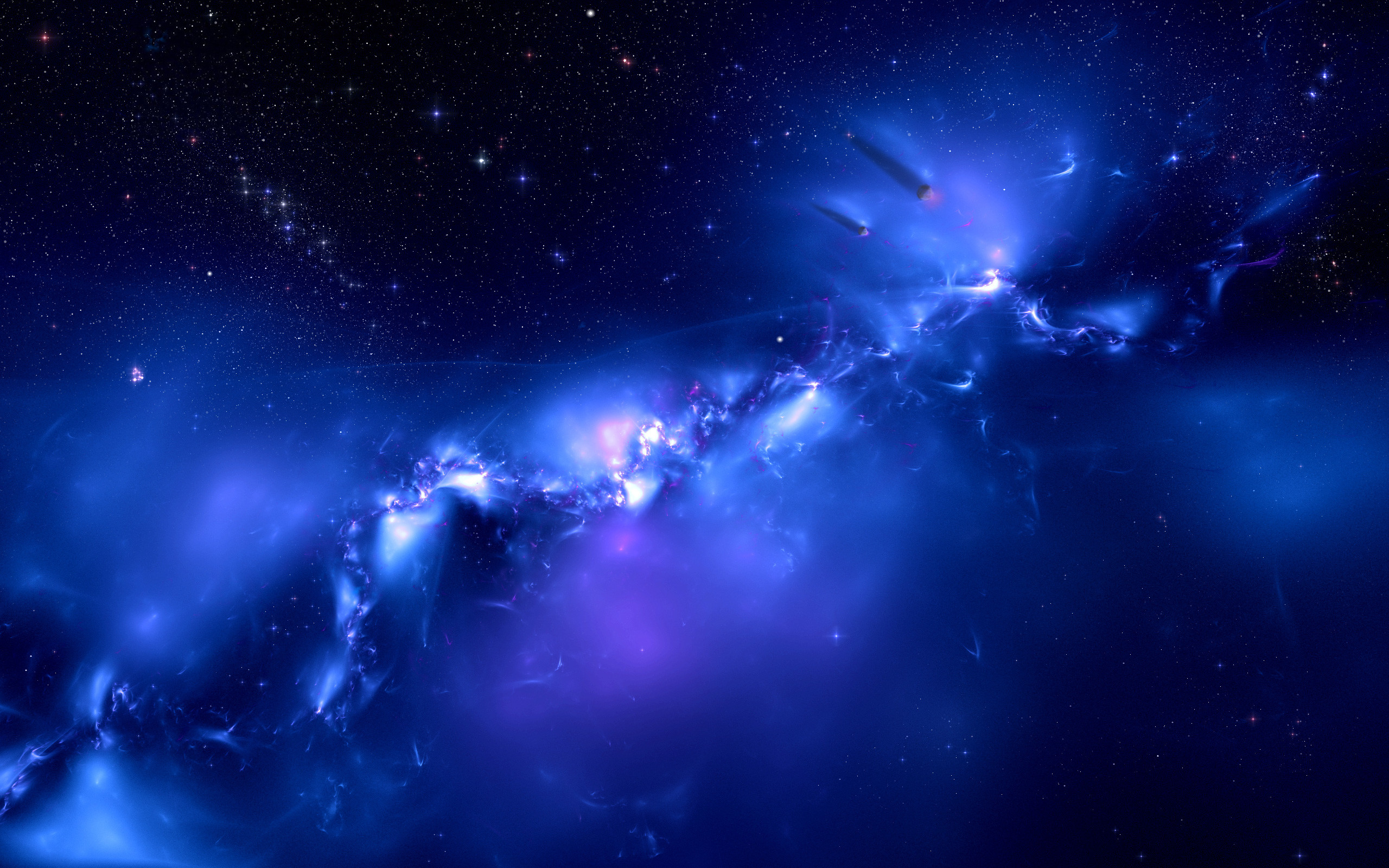 Blue Space Galaxy Wallpaper – Pics about space