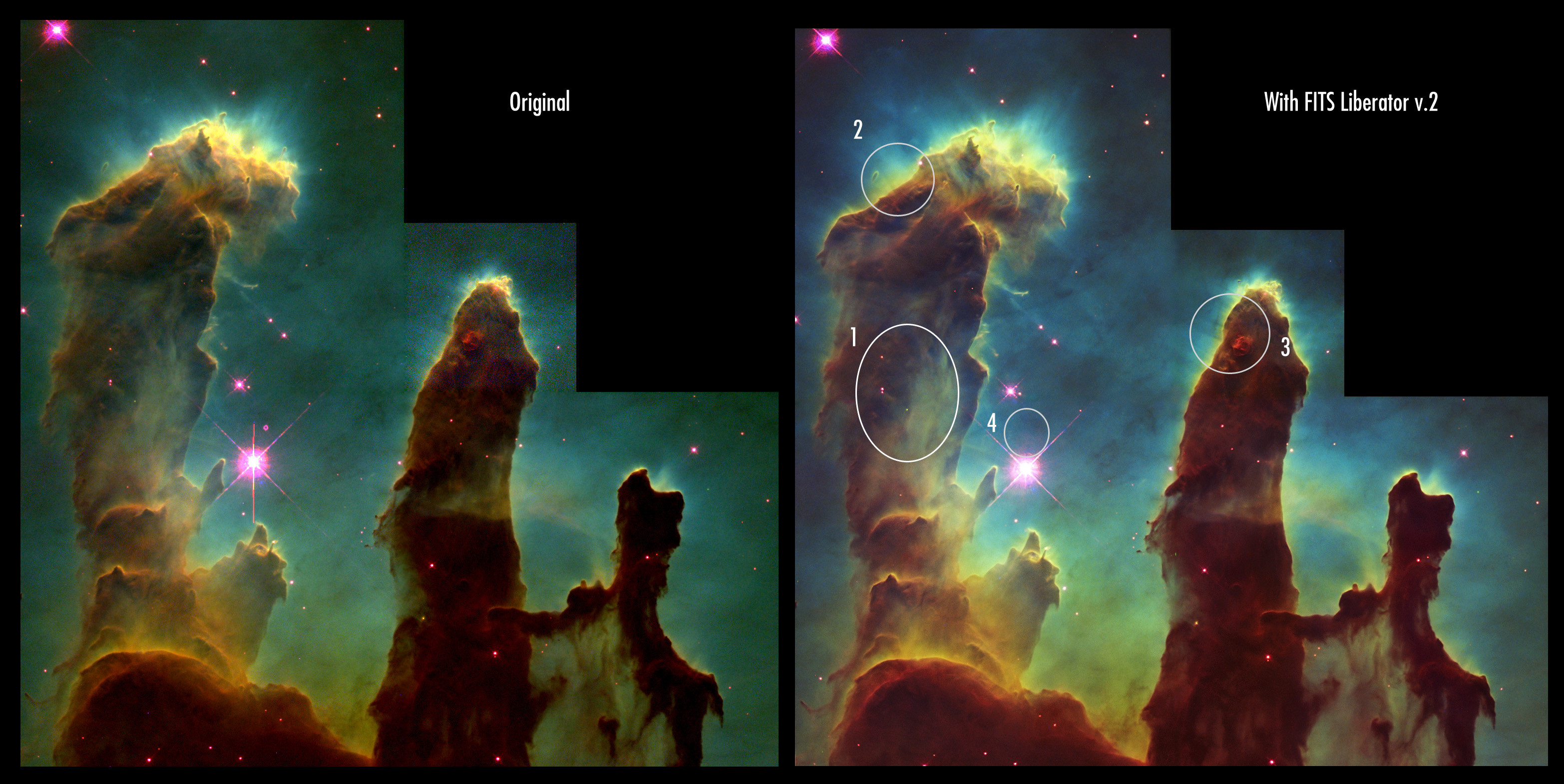 Hubble pillars of creation wallpaper wallpapersafari