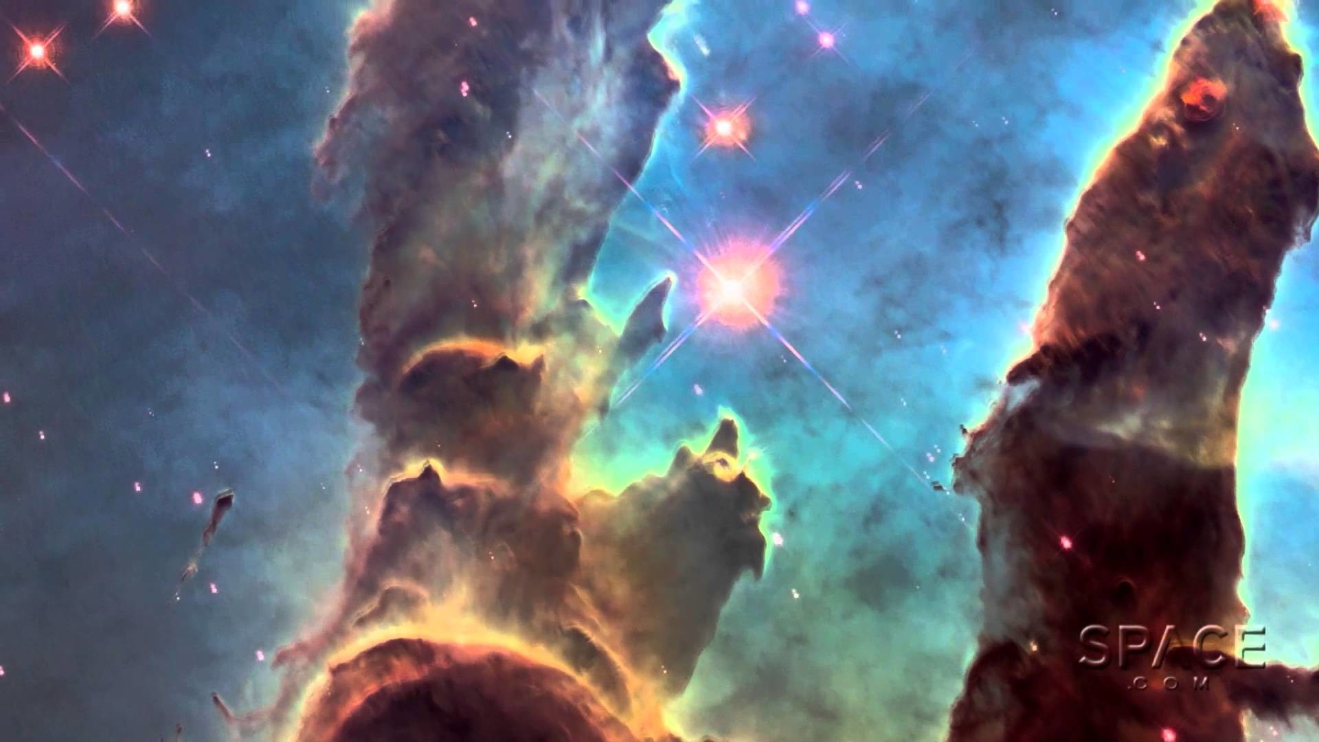 3D Pillars Of Creation – A Multi Telescope Beauty Mash