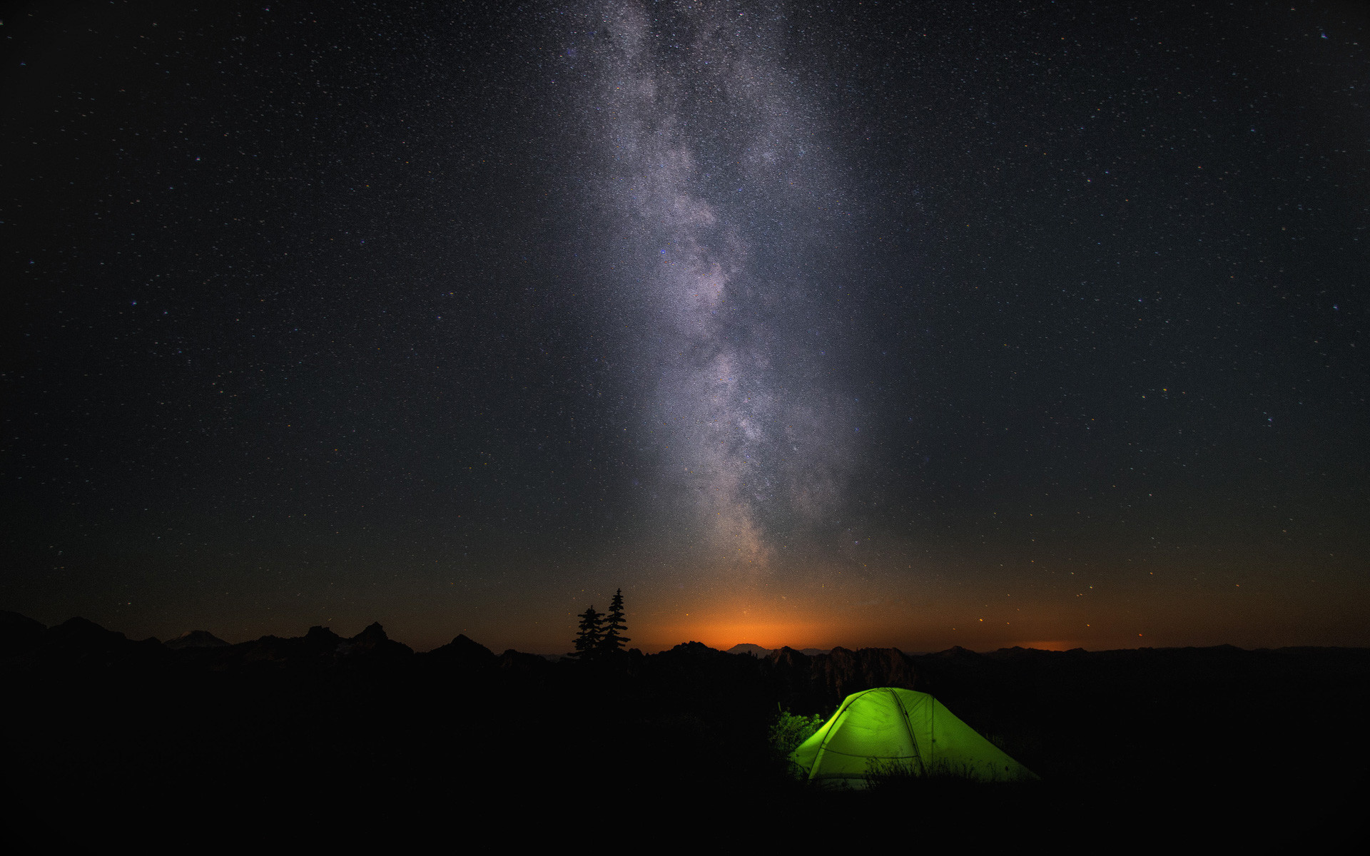 Night Camp Sky Stars