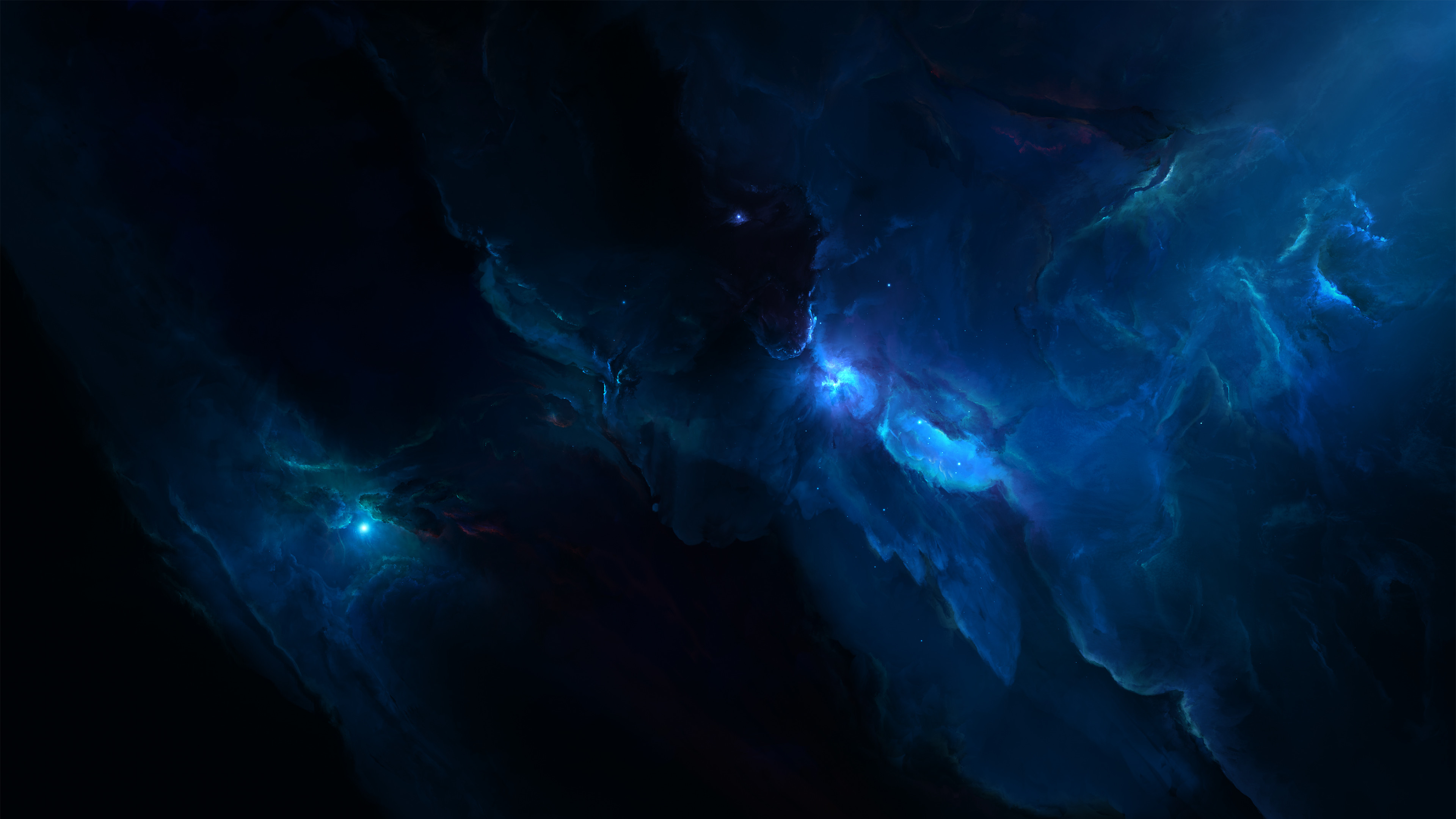 Atlantis Labyrinth Nebula By Starkiteckt.