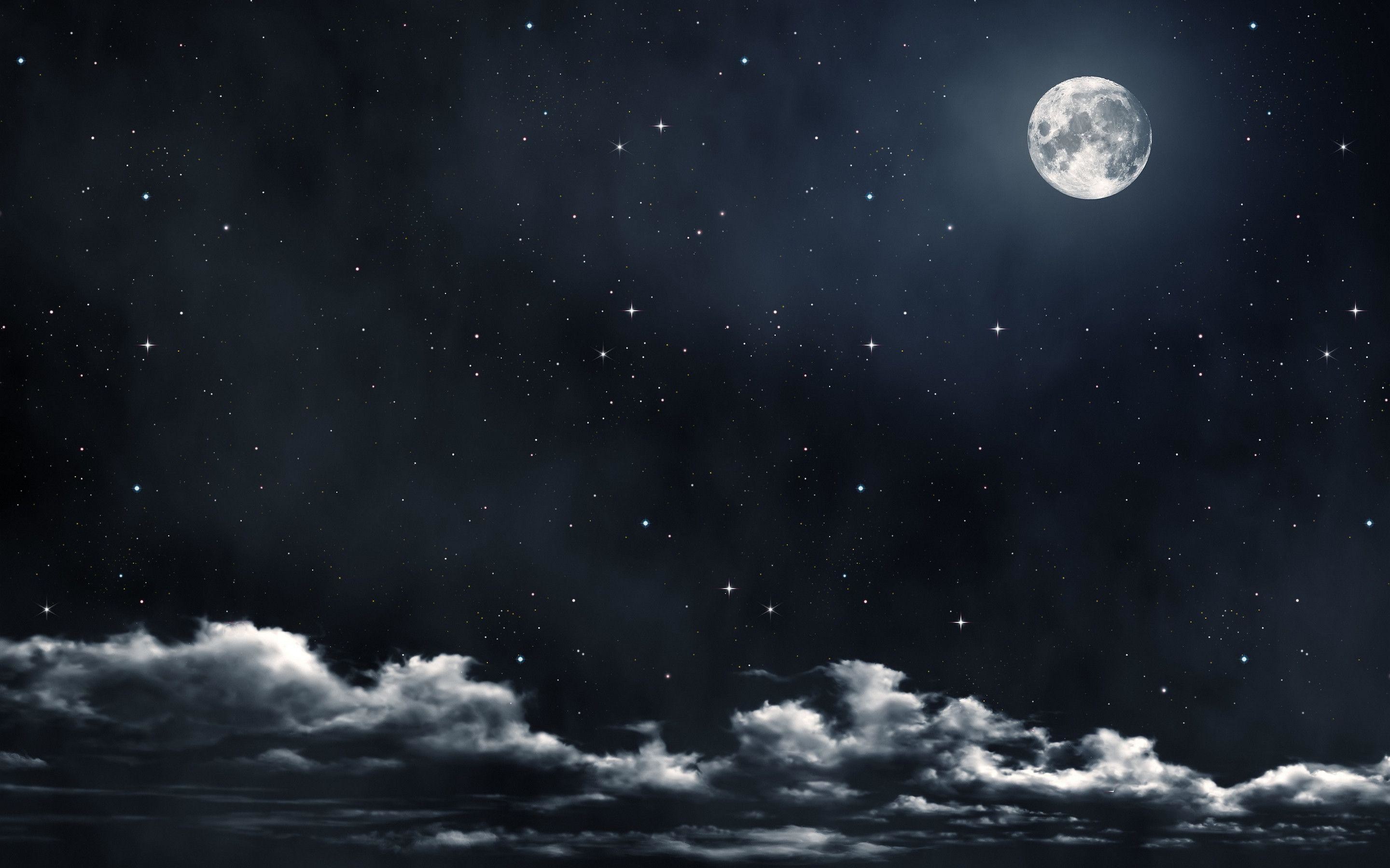 Moon And Stars Wallpaper Photos 47926 HD Pictures Top Background