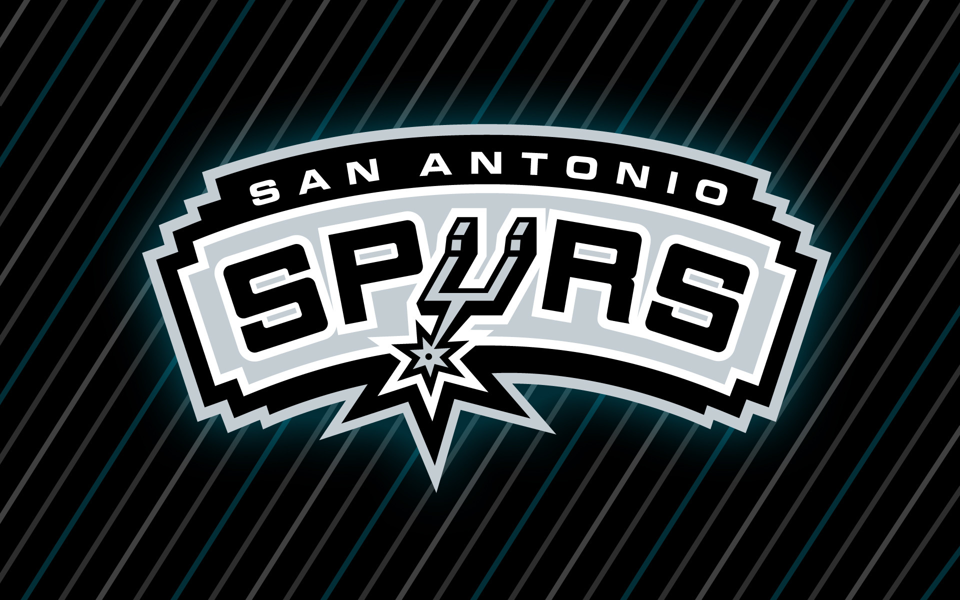 Download San Antonio Spurs Logo Wide HD Wallpaper 5081 Full Size