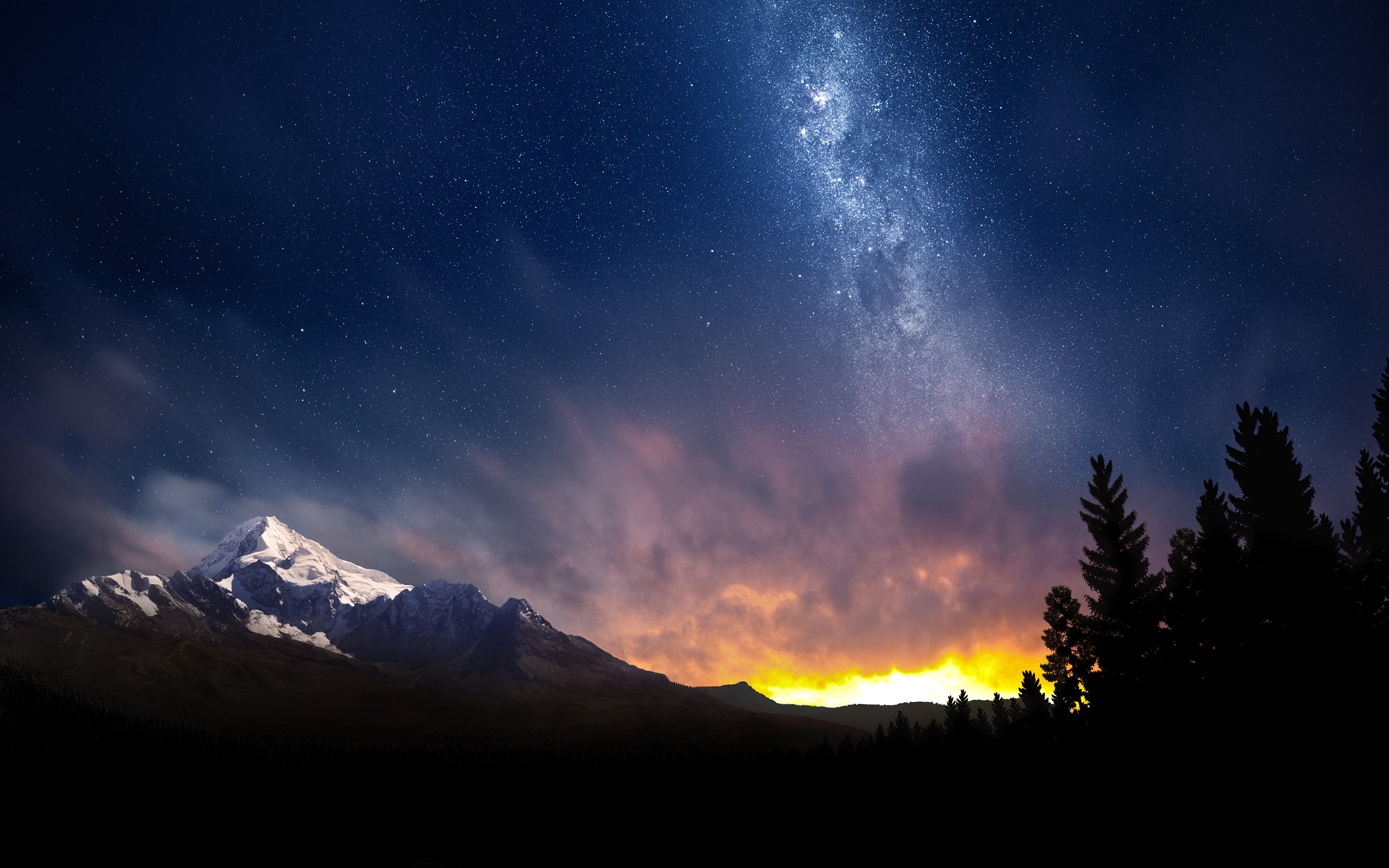 photos of the night sky | Swiss Night Sky Wallpapers | HD Wallpapers