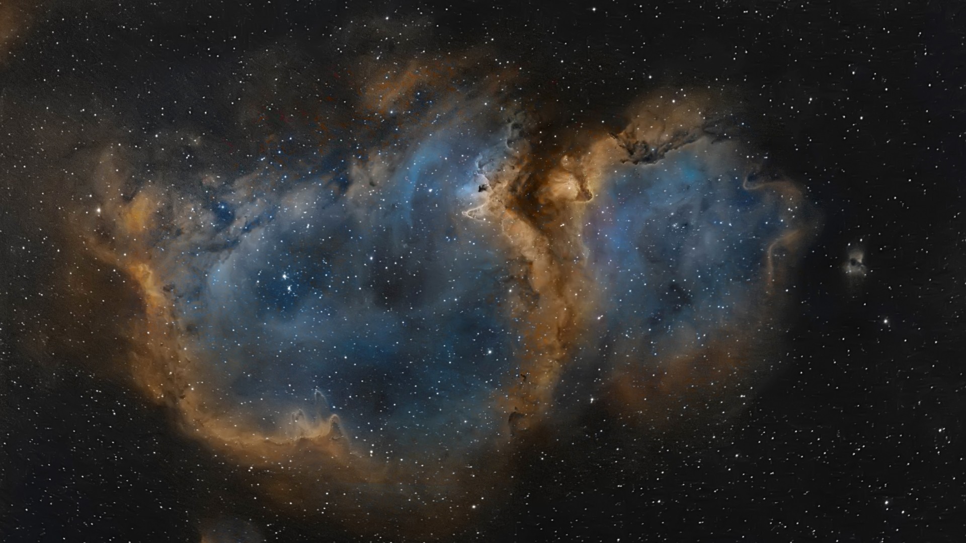 Preview wallpaper nebula, universe, space, stars 1920×1080