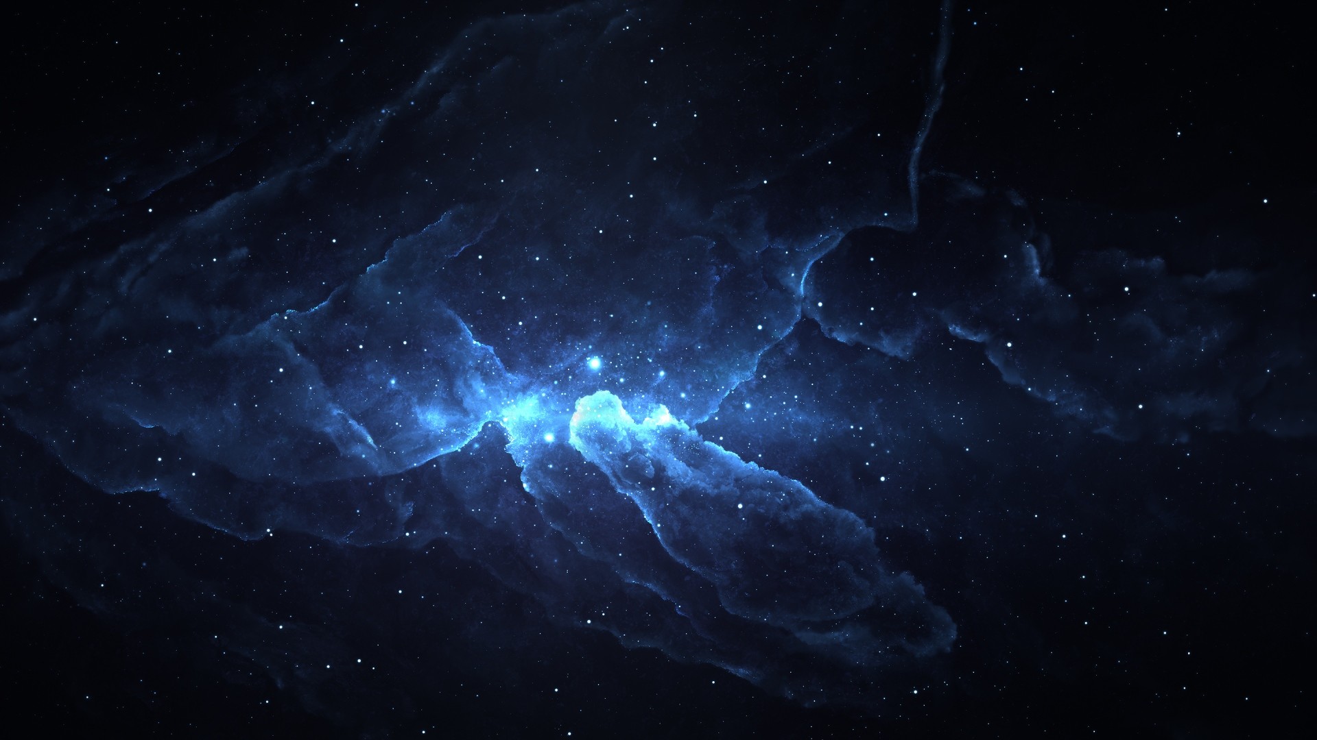 Preview wallpaper space, atlantis, nebula, star 1920×1080