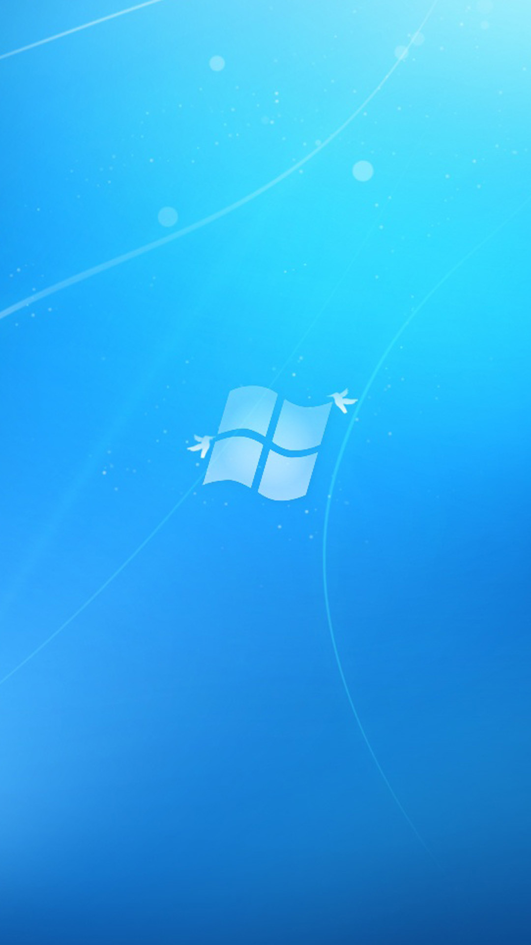 Windows 7 blue 1080p hd Galaxy s5 Wallpaper
