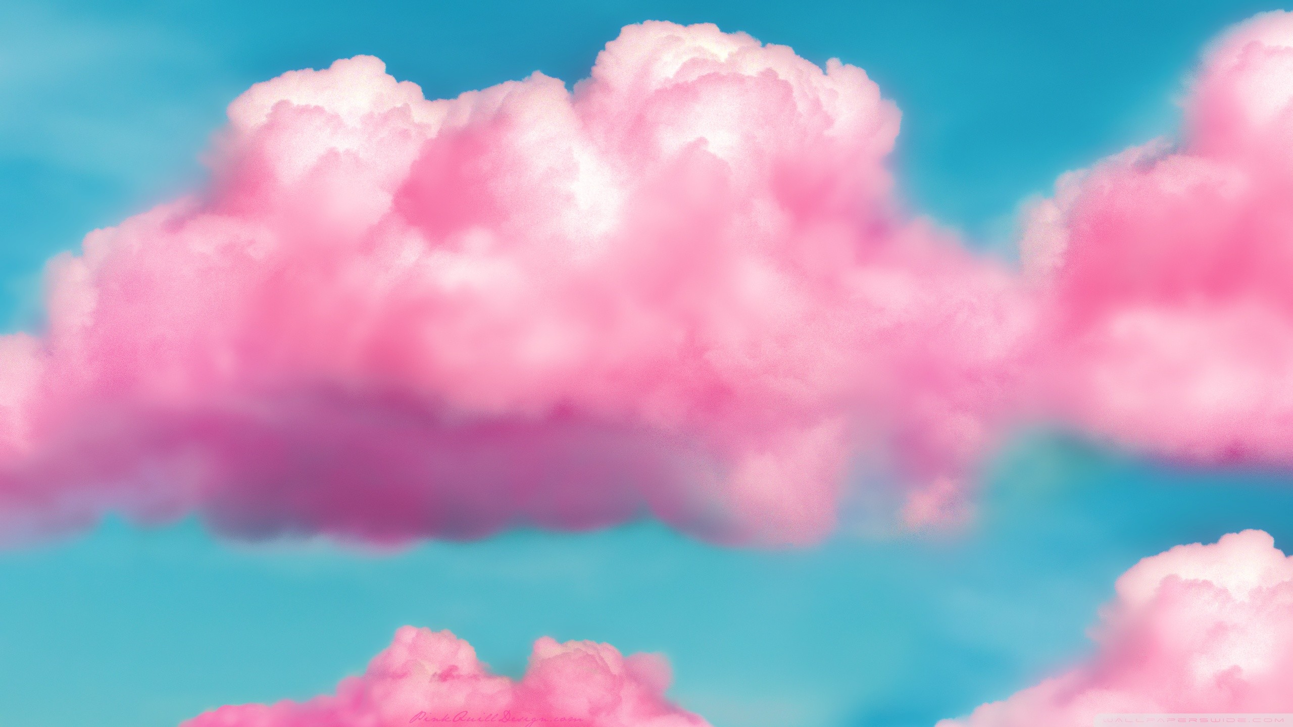 … pink fluffy clouds hd desktop wallpaper widescreen high …