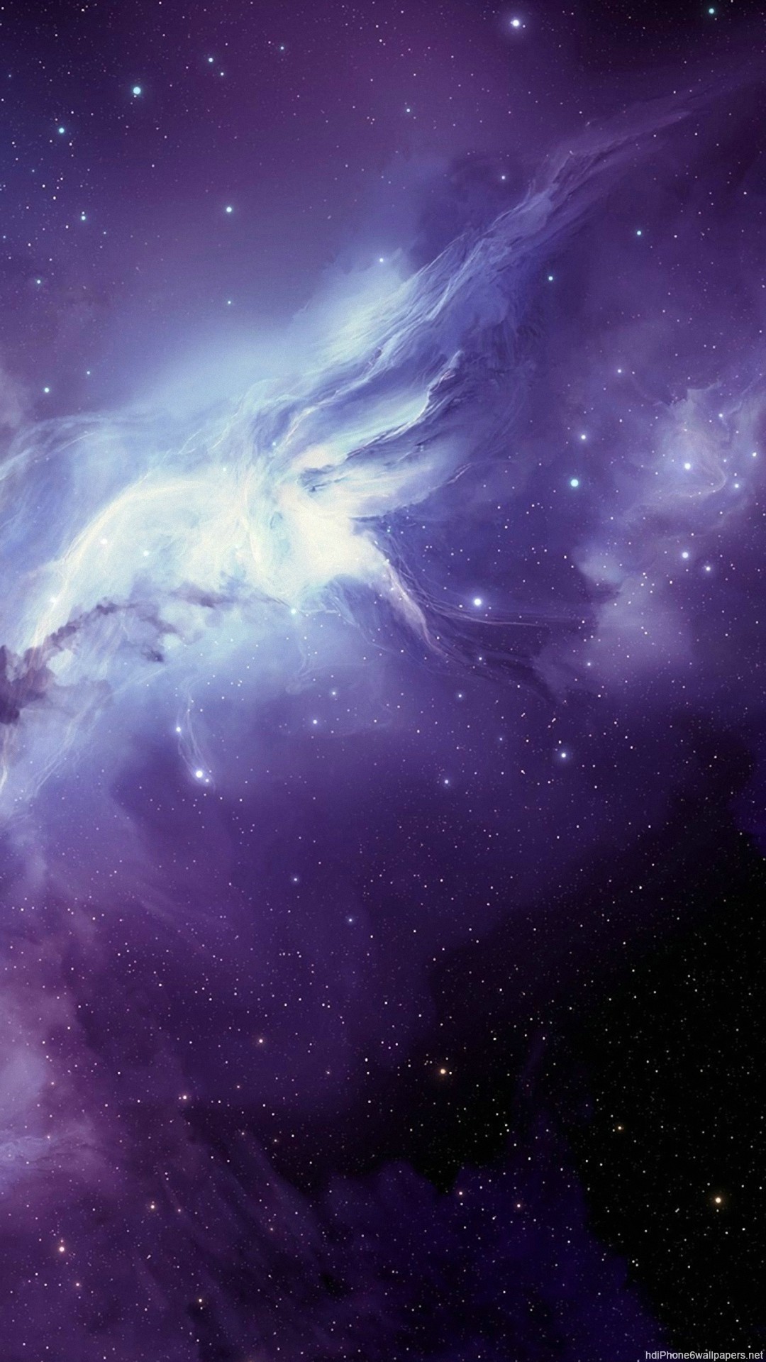 Purple Galaxy Background Iphone