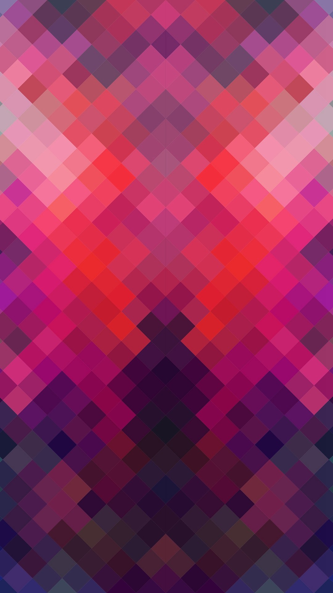 Geometric Rectangle Art Rainbow Pattern Blue #iPhone #6 #plus #wallpaper